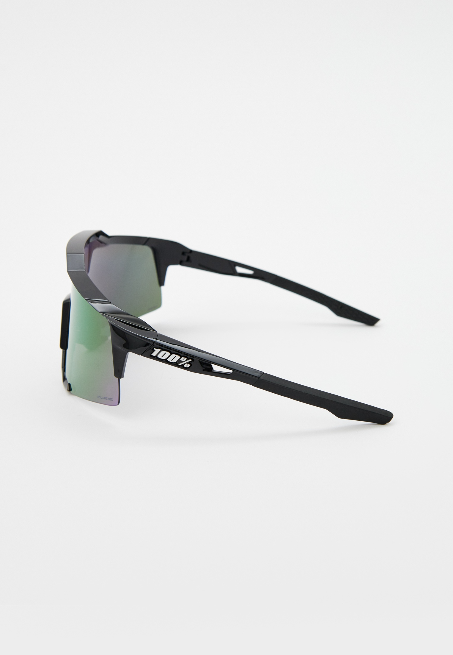 Купить Спортивные очки с диоптриями 100% SPEEDCRAFT Polished Black - HiPER Lavender Mirror Polarized Lens, rx-056/60007-00041 7ft.ru в интернет магазине Семь Футов