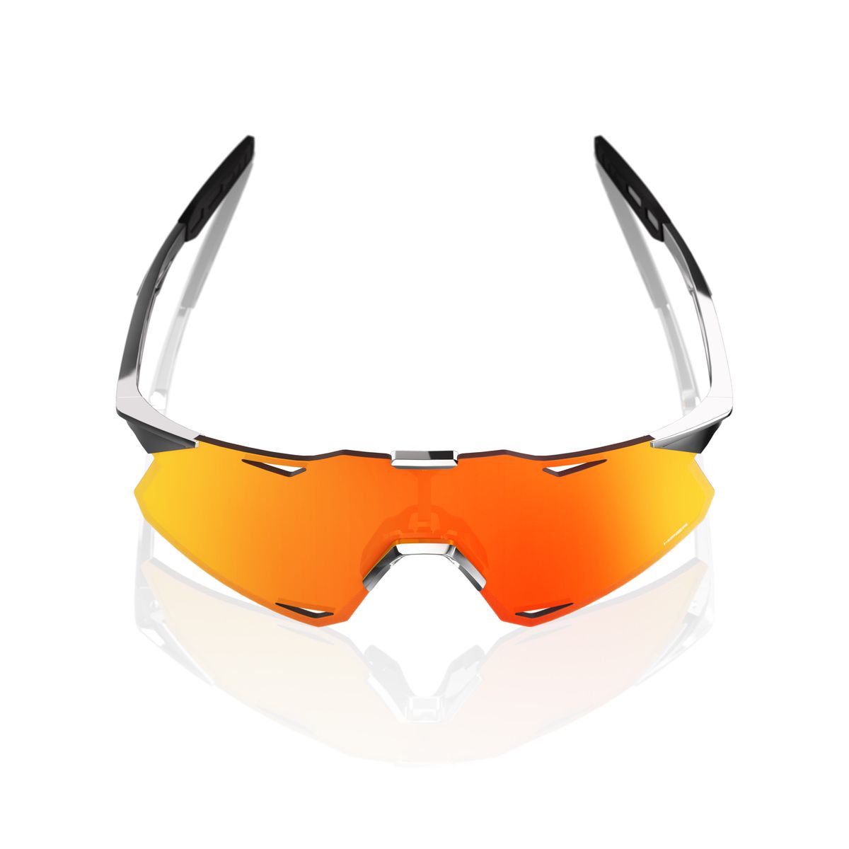 Купить Спортивные очки 100% HYPERCRAFT Black Chrome - HiPER Red Mirror Lens, 60000-00030 7ft.ru в интернет магазине Семь Футов