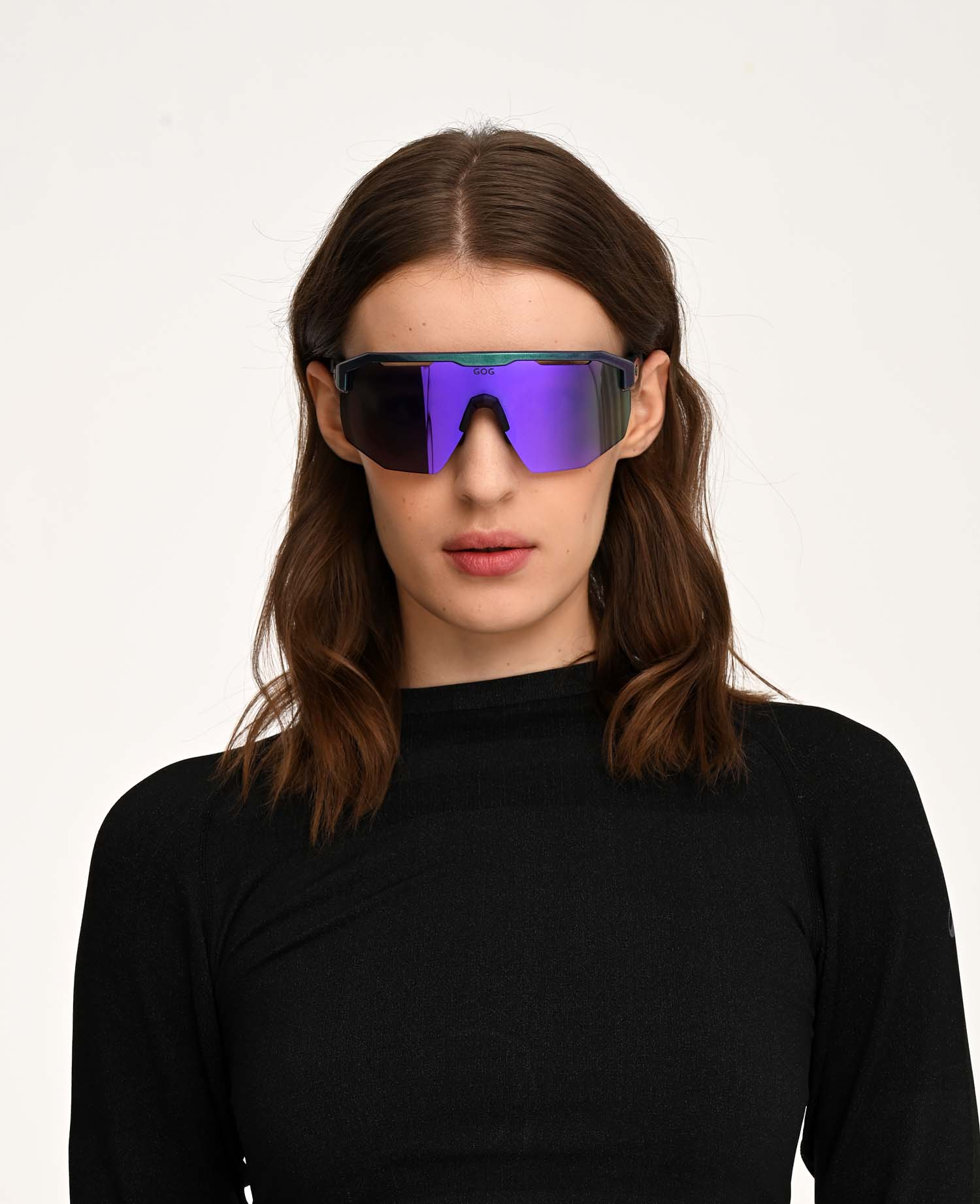 Купить Спортивные очки с диоптриями GOG Argo / Metallic Purple/Green / Reflex Purple, rx-023/e506-6 7ft.ru в интернет магазине Семь Футов