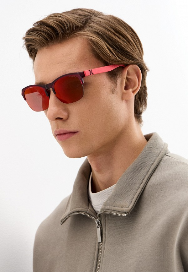 Купить Спортивные очки HILX Interloop Shiny Crystal Dark Red Matt Solid Red / Red Mirror Polarized Lens, hil05004-ilprd3 7ft.ru в интернет магазине Семь Футов