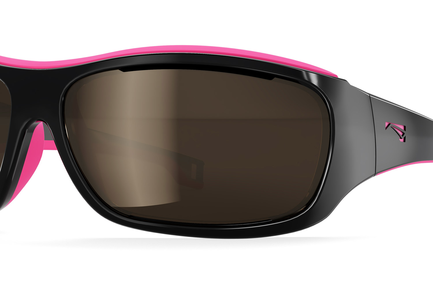 Купить Спортивные очки LiP Tide / Gloss Black - Pink Rubber / PC Polarized / Levante Series Chroma Brown, 3256 7ft.ru в интернет магазине Семь Футов