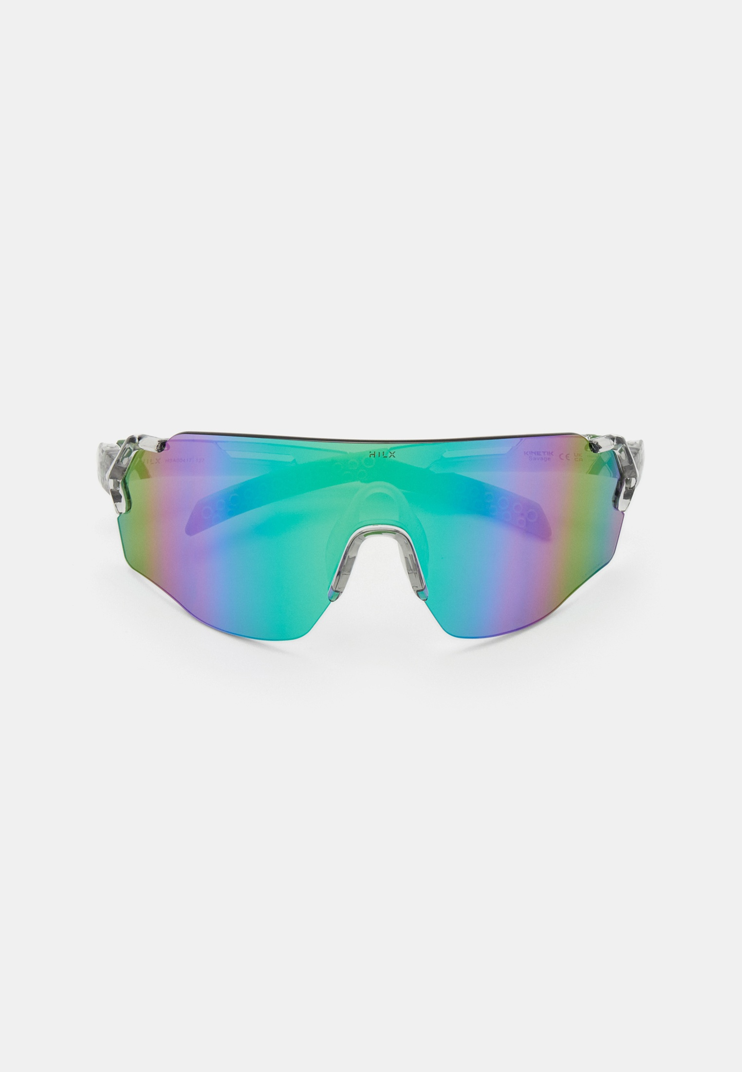 Купить Спортивные очки с диоптриями HILX Savage (L) Shiny Crystal Grey Green / Green Lens, rx-562/hsa00417-sv4gn14 7ft.ru в интернет магазине Семь Футов