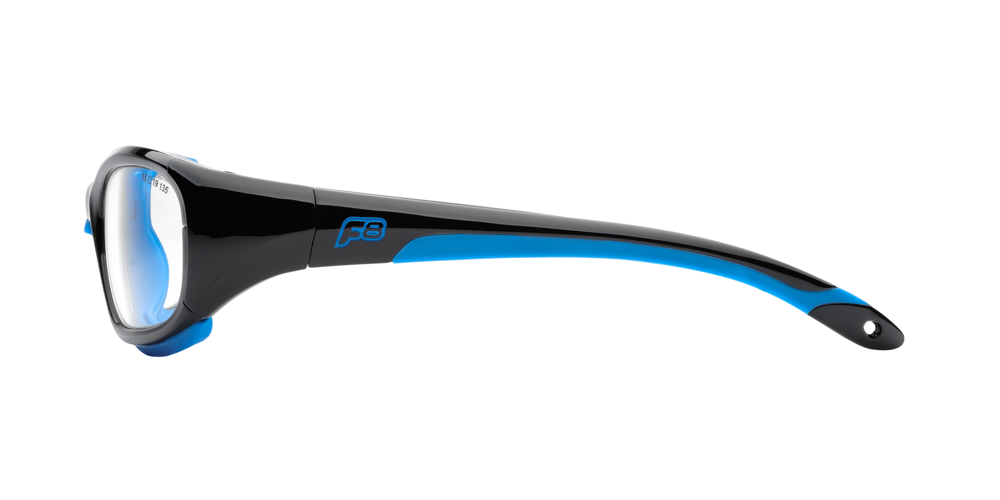Купить Спортивные очки с диоптриями Rec Specs / Slam XL / Shiny Black Cyan, slamxlsbcy5519135csf 7ft.ru в интернет магазине Семь Футов