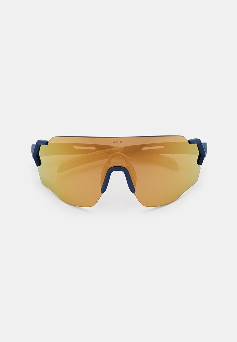 Купить Спортивные очки с диоптриями HILX Savage (L) / Matt Blue Warm Grey / Gold Lens, rx-562/hsa00404-sv4gd4 7ft.ru в интернет магазине Семь Футов
