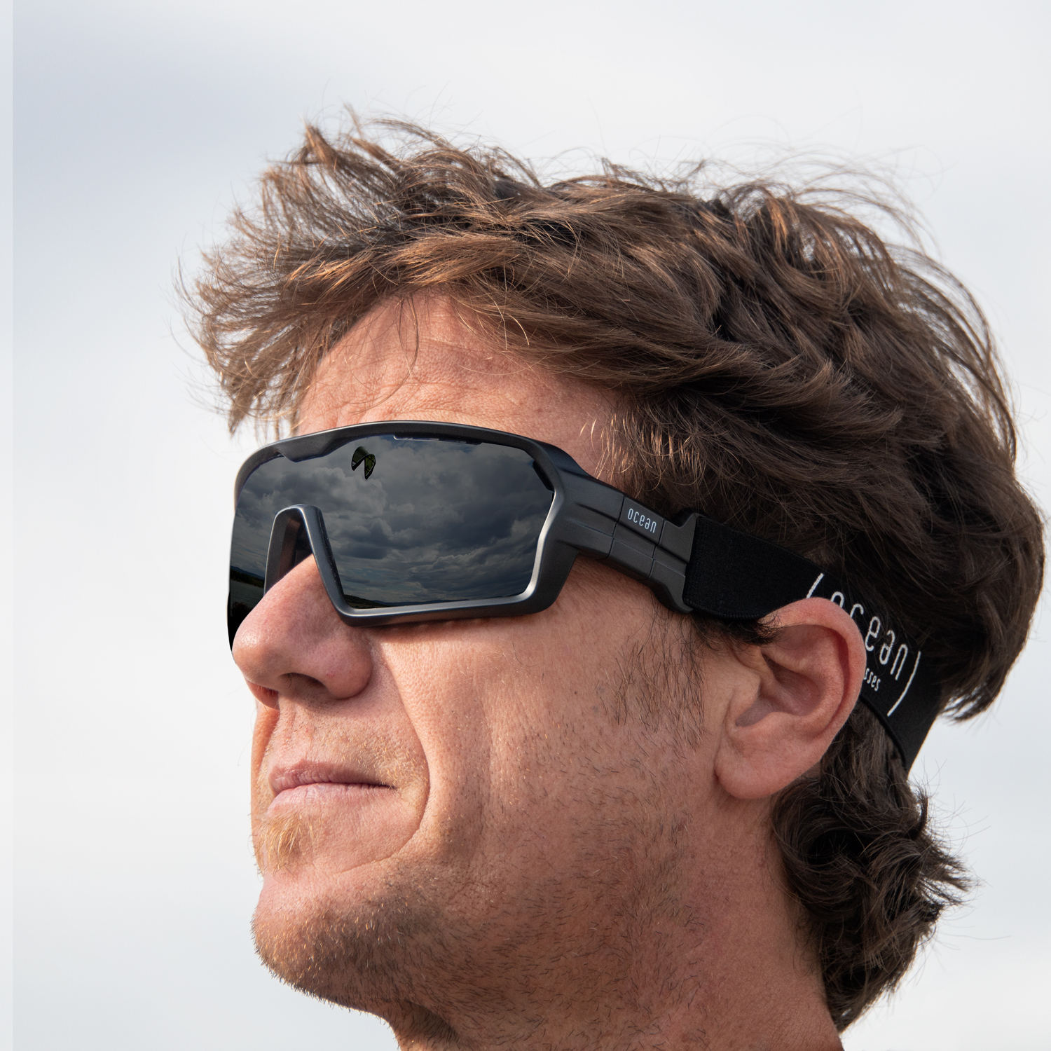 Купить Спортивные очки с диоптриями OCEAN Chameleon Matt Black / Grey Polarized lenses, rx-687/3700.0 7ft.ru в интернет магазине Семь Футов