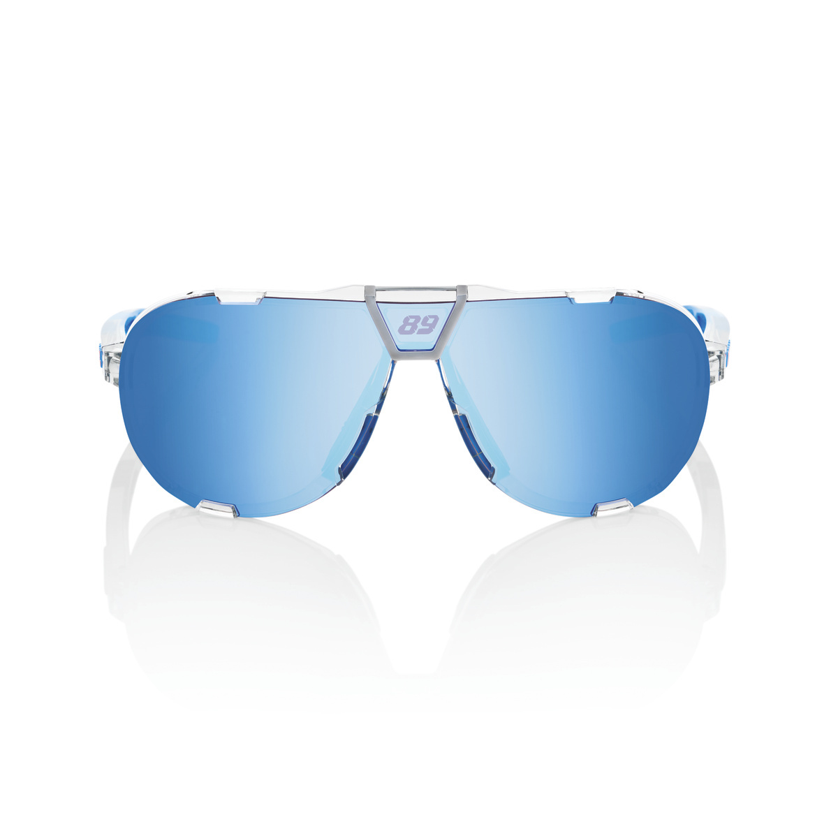 Купить Спортивные очки 100% Westcraft+ / Jorge Martin SE Polished Clear / HiPER Blue Multilayer Mirror Lens, 60034-00008 7ft.ru в интернет магазине Семь Футов