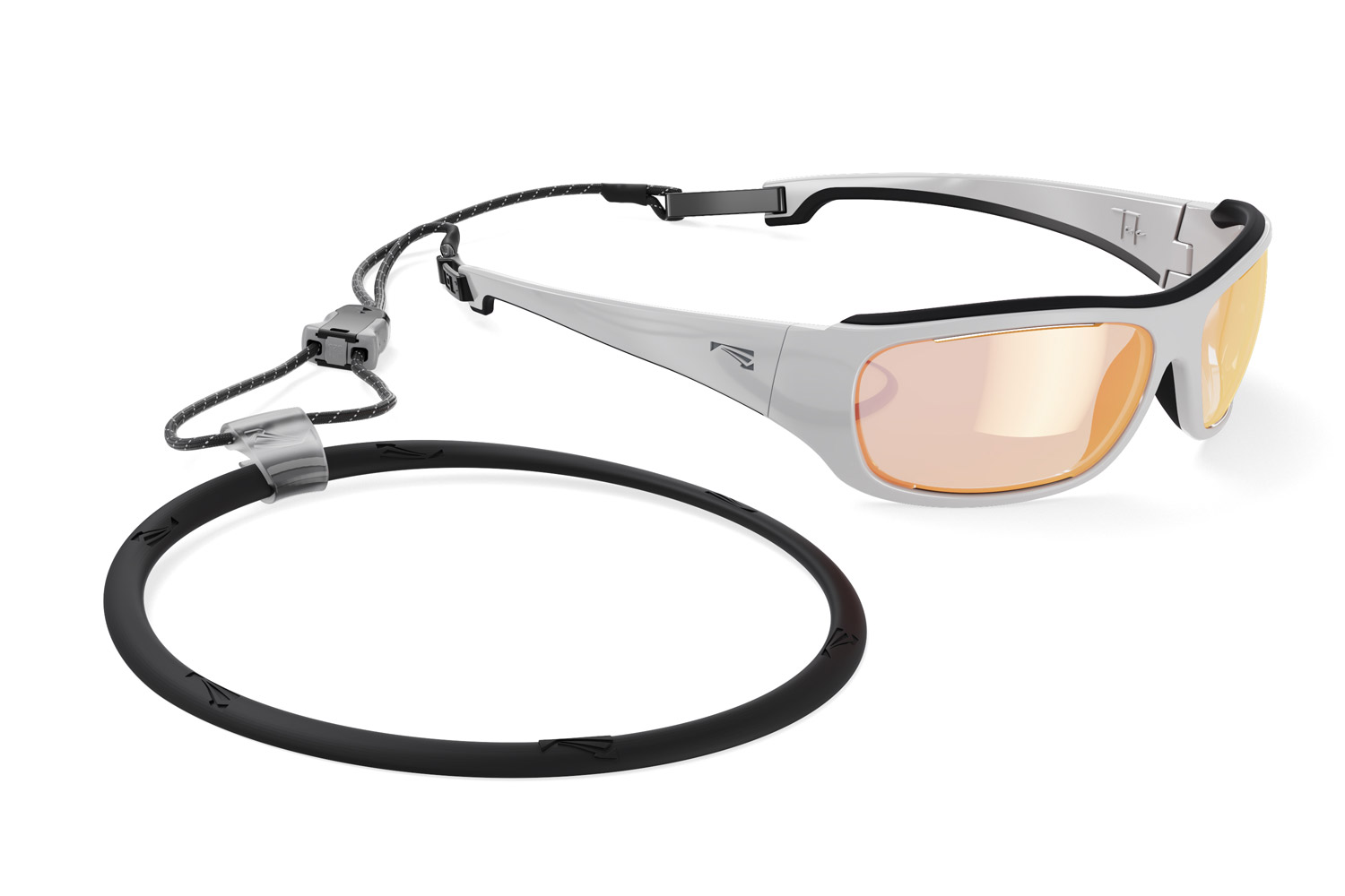 Купить Спортивные очки LiP Tide / Stone White - Black / PC Photochromic / ecLiPse Series ML Red Brown, 3379 7ft.ru в интернет магазине Семь Футов