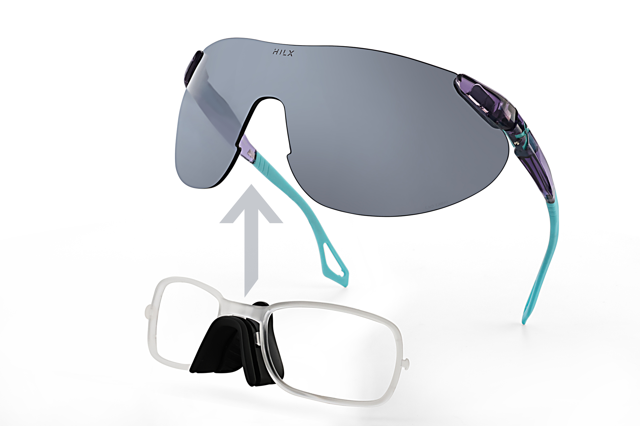 Купить Спортивные очки HILX Domain Shiny Crystal Purple / Black Mirror Lens, hdm06202-dmbk3 7ft.ru в интернет магазине Семь Футов