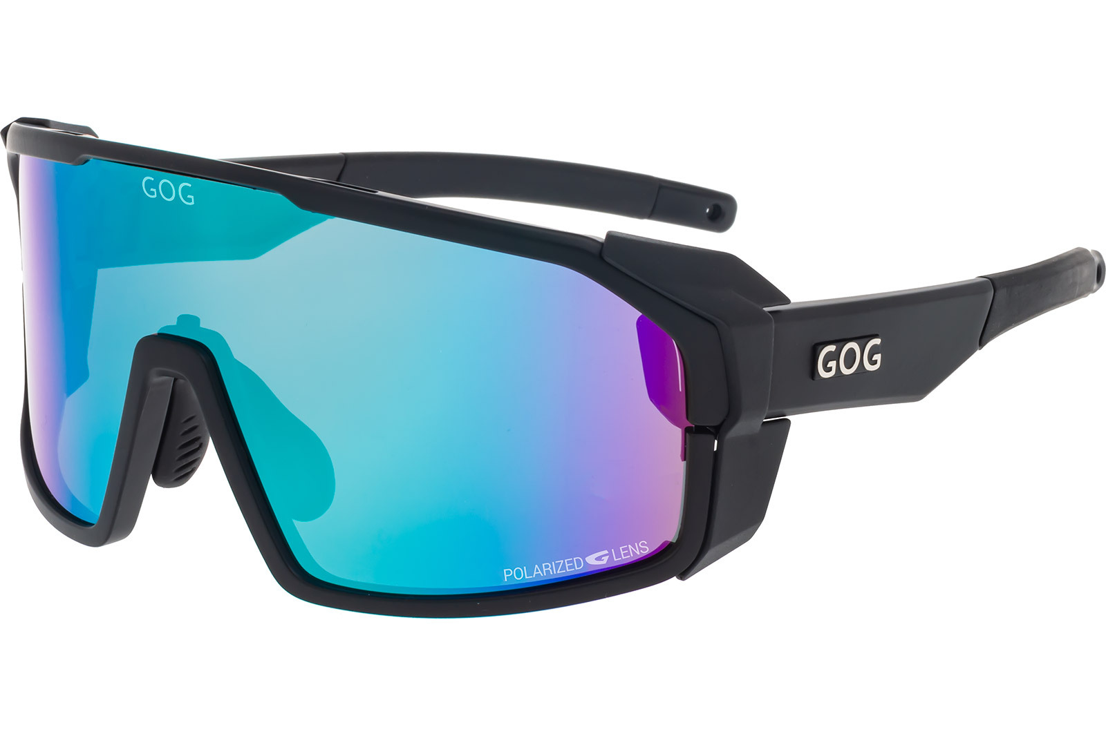 Купить Спортивные очки GOG Annapurna / Matt Black / Polarized White-Blue Lens, e490-2p 7ft.ru в интернет магазине Семь Футов