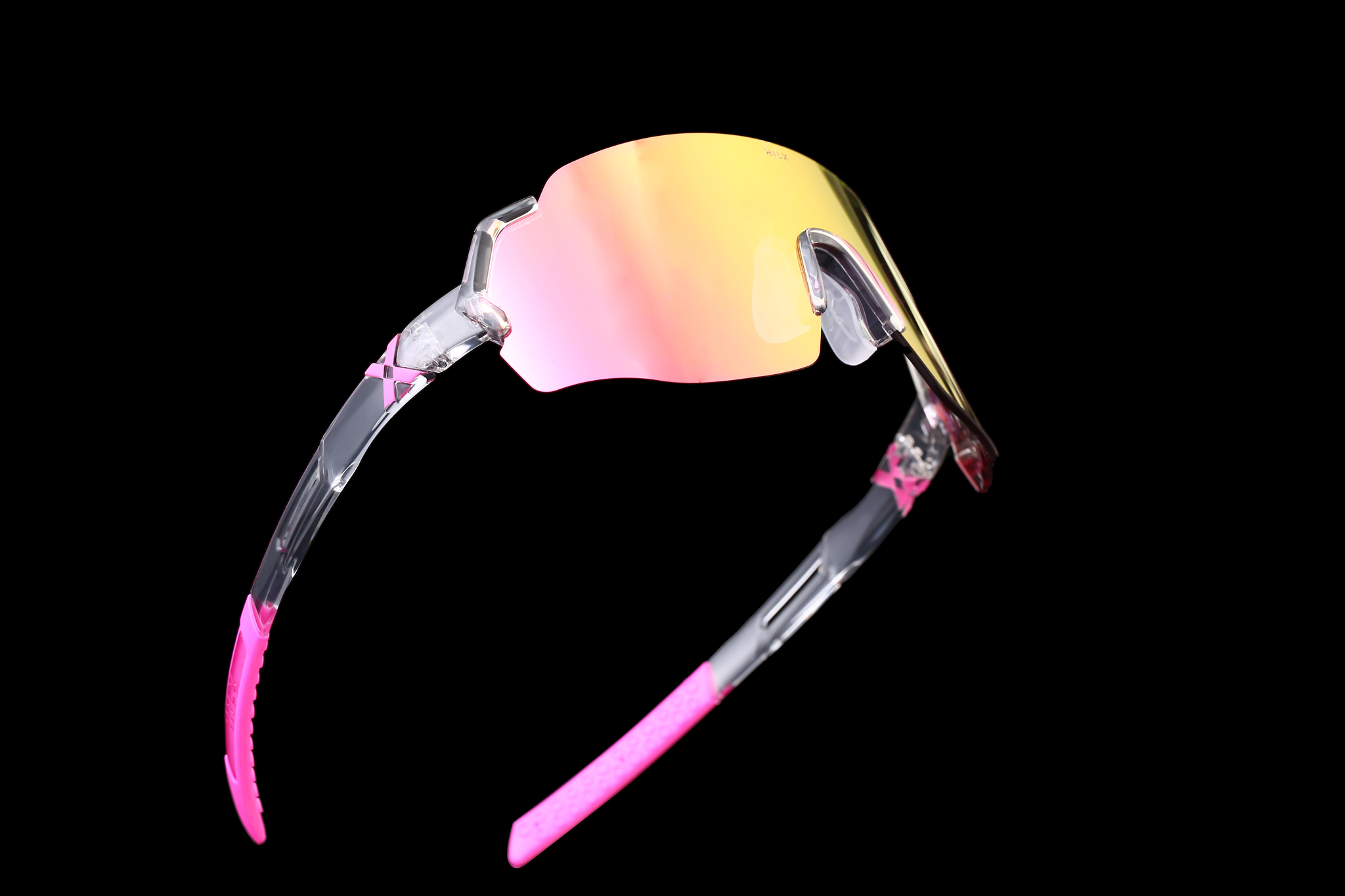 Купить Спортивные очки с диоптриями HILX Savage (L) Shiny Crystal Grey Pink / Pink Lens, rx-562/hsa00418-sv4pk16 7ft.ru в интернет магазине Семь Футов