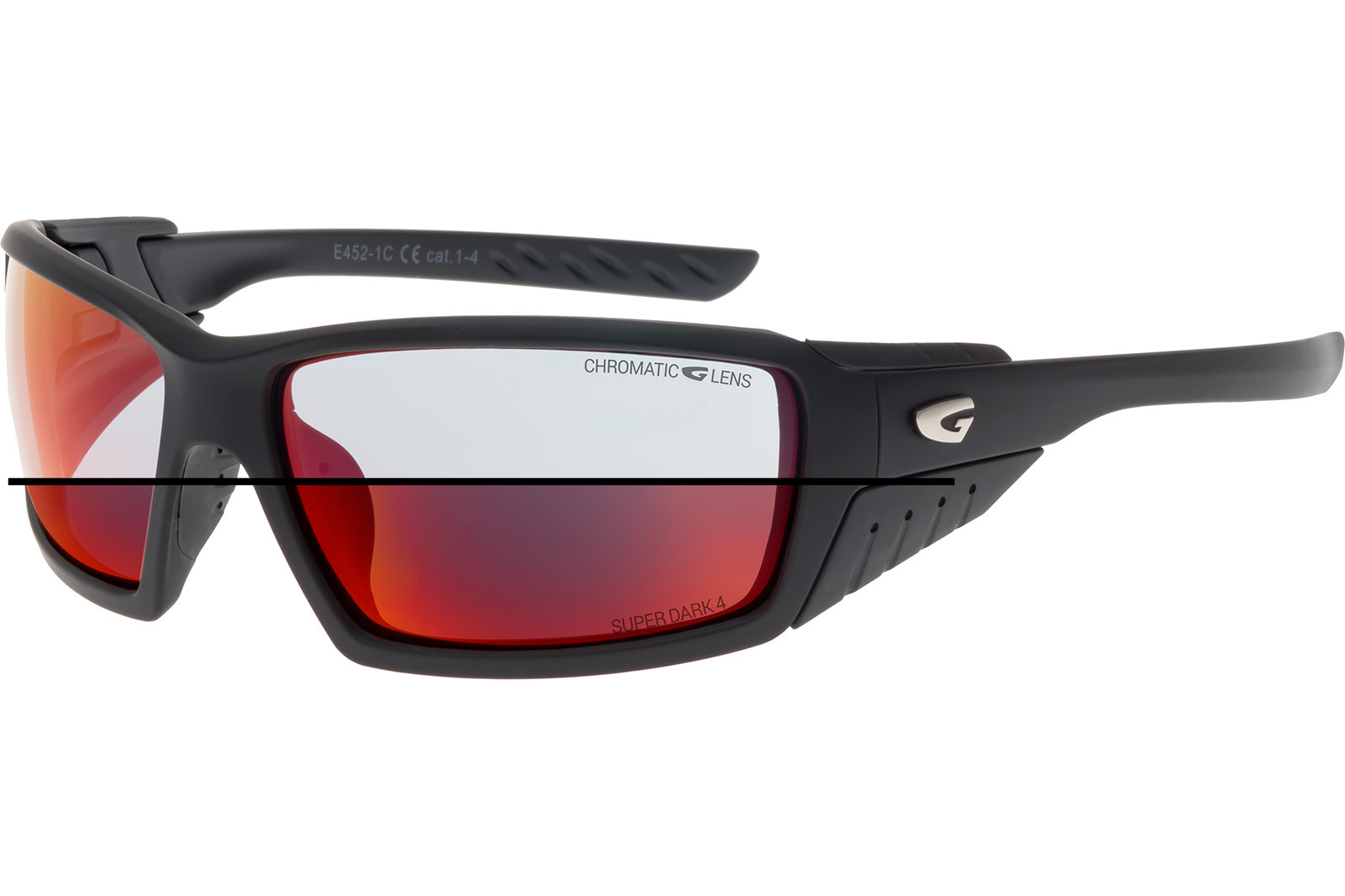 Купить Спортивные очки GOG Ellbrus / Matt Black / Photochromic Red Lens, e452-1c 7ft.ru в интернет магазине Семь Футов