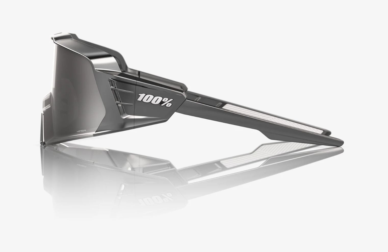 Купить Спортивные очки 100% KORBIN X Gloss Black Chrome - HiPER Silver Mirror Lens, 60064-00001 7ft.ru в интернет магазине Семь Футов