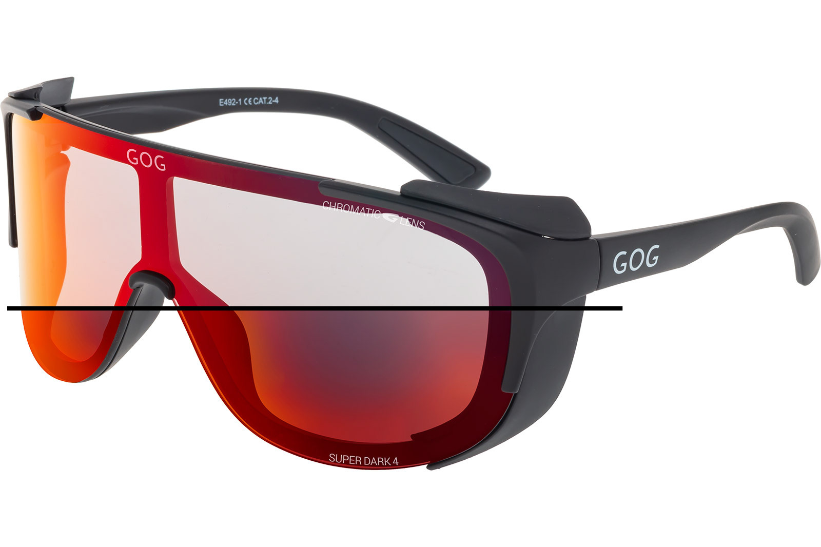 Купить Спортивные очки GOG Tatra / Matt Black / Photochromic Red Lens, e492-1c 7ft.ru в интернет магазине Семь Футов