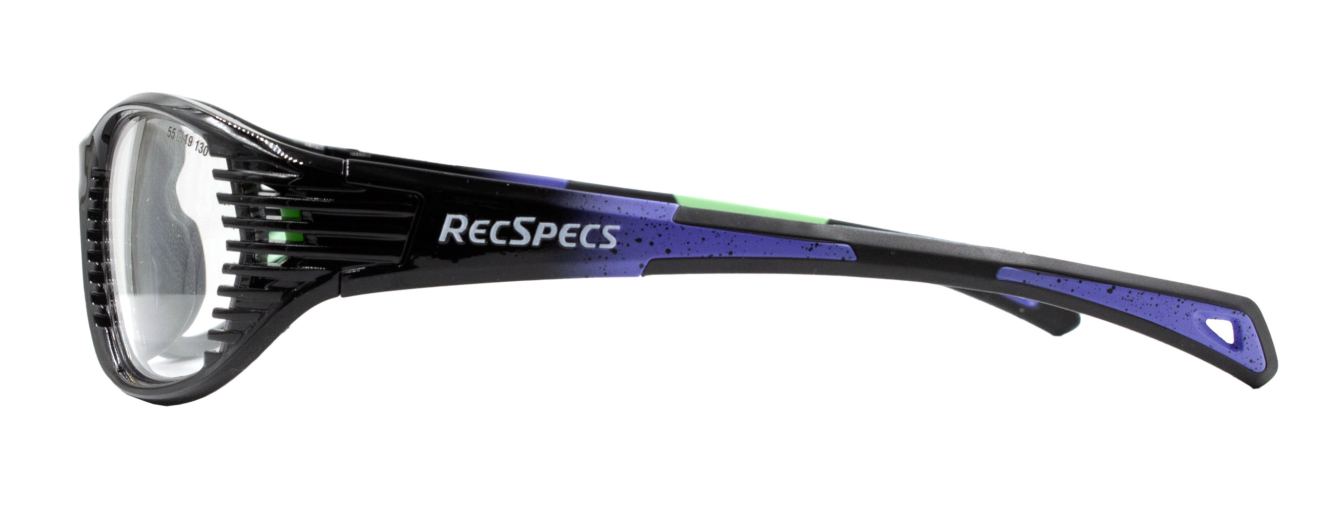 Купить Спортивные очки с диоптриями Rec Specs / Ma-1 / Shiny Black Purple Fade Speck, ma-1 bpfp5519130c 7ft.ru в интернет магазине Семь Футов