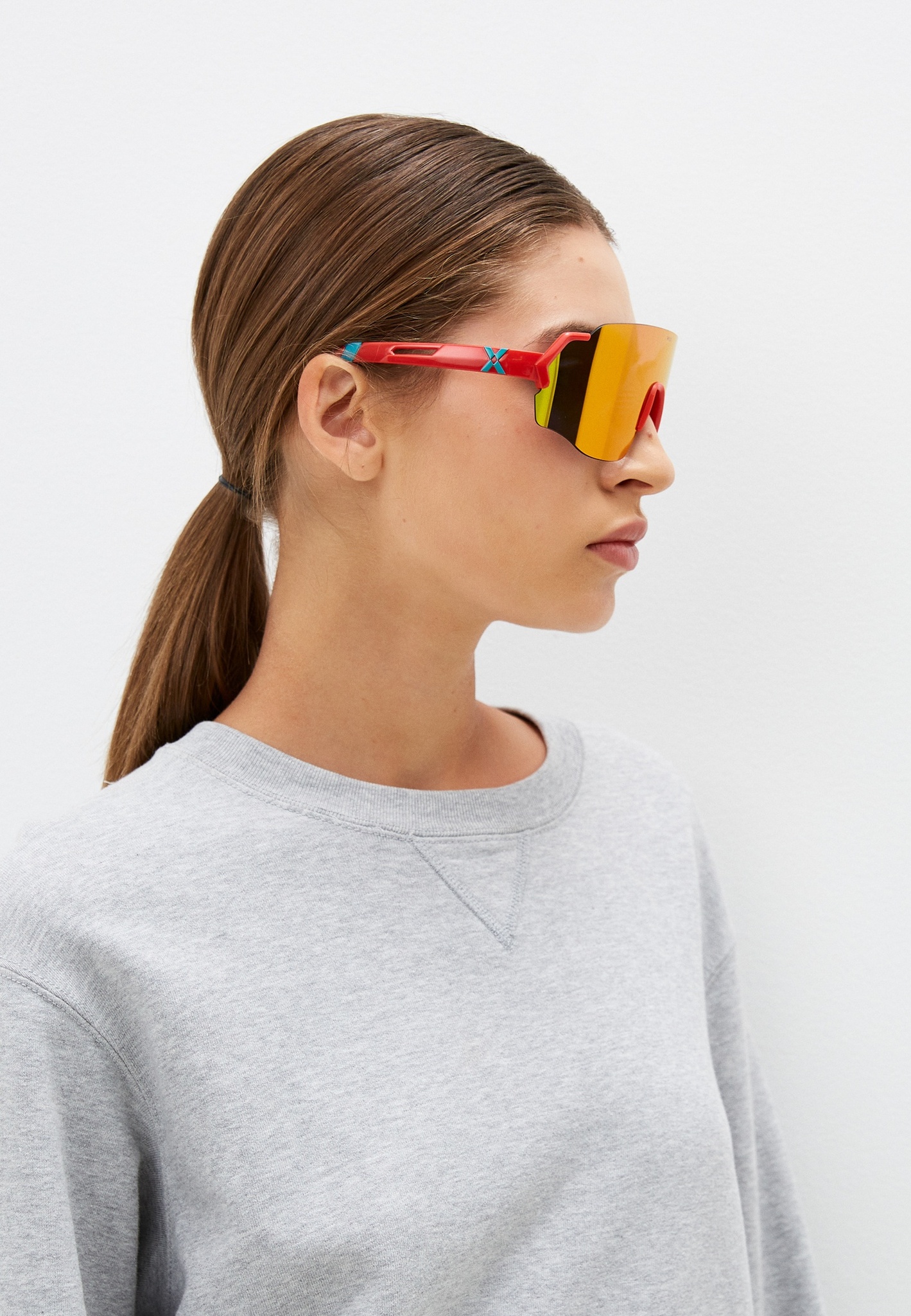 Купить Спортивные очки с диоптриями HILX Savage (L) / Shiny Red Blue / Red Lens, rx-562/hsa00403-sv4rd3 7ft.ru в интернет магазине Семь Футов