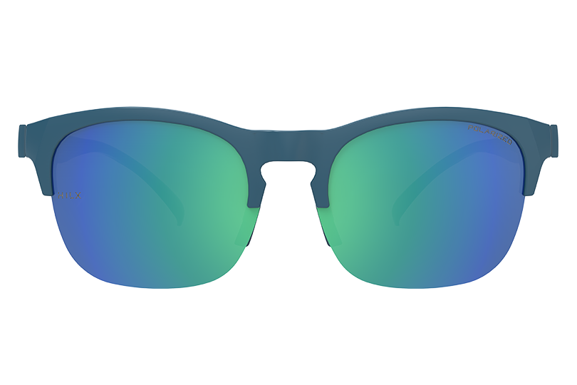 Купить Спортивные очки HILX Interloop Shiny Solid Green / Green Mirror Polarized Lens, hil05003-ilpgn4 7ft.ru в интернет магазине Семь Футов