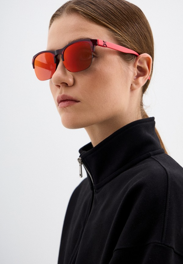 Купить Спортивные очки HILX Interloop Shiny Crystal Dark Red Matt Solid Red / Red Mirror Polarized Lens, hil05004-ilprd3 7ft.ru в интернет магазине Семь Футов
