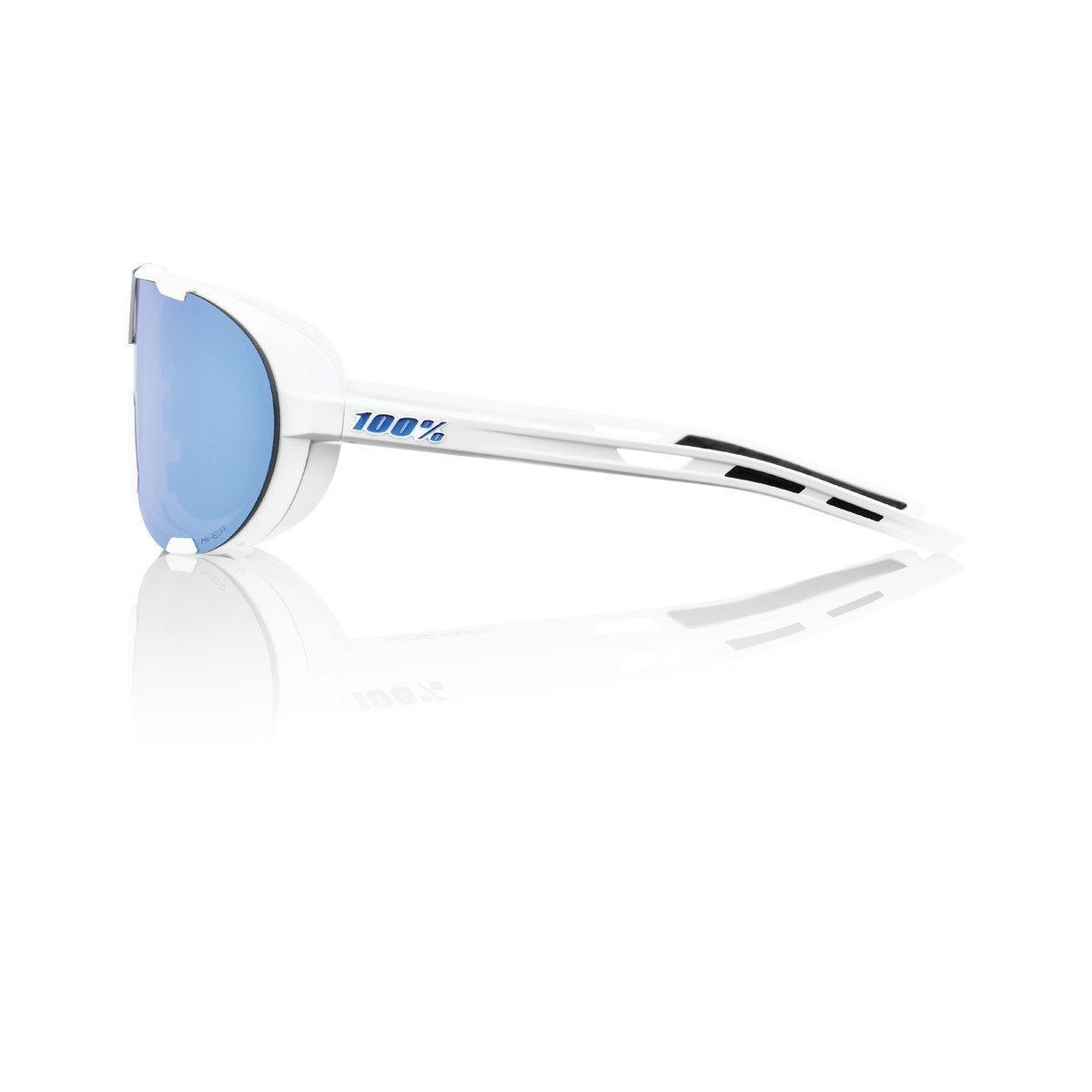 Купить Спортивные очки 100% Westcraft / Soft Tact White / HiPER Blue Multilayer Mirror Lens, 61046-407-01 7ft.ru в интернет магазине Семь Футов