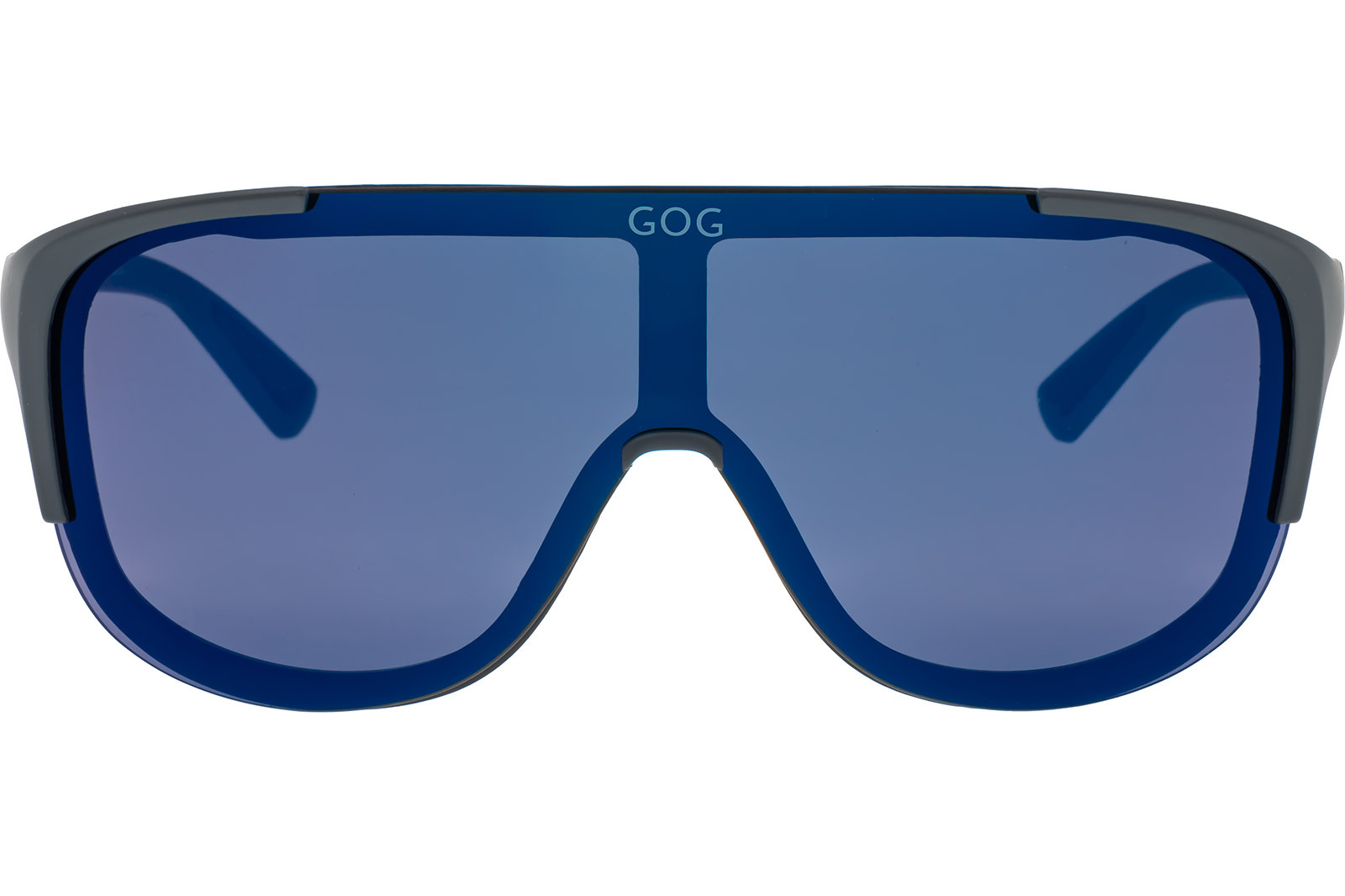 Купить Спортивные очки GOG Medusa / Matt Grey-Black / Blue Lens, e504-2 7ft.ru в интернет магазине Семь Футов