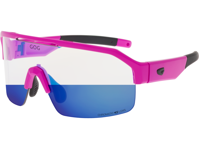 Купить Спортивные очки GOG Thor C / Matt Neon Pink-Black / Photochromic Blue Lens, e600-3c 7ft.ru в интернет магазине Семь Футов