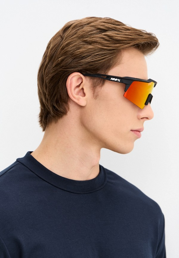 Купить Спортивные очки с диоптриями 100% Speedcraft SL / Soft Tact Black / HiPER Red Multilayer Mirror Lens, rx-056/60008-00005 7ft.ru в интернет магазине Семь Футов