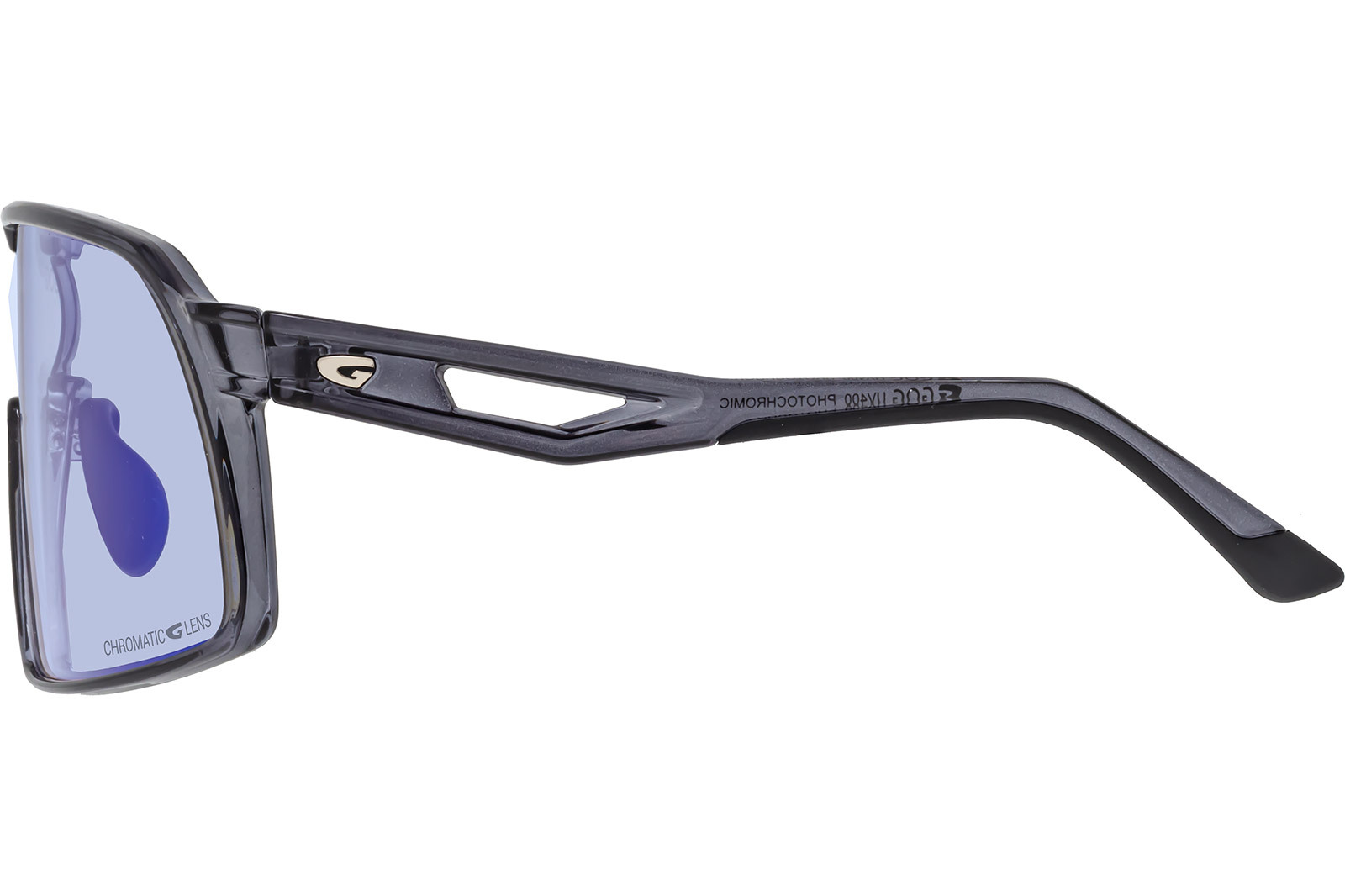 Купить Спортивные очки GOG Hyperion / Cristal Grey-Black / Photochromic Blue Lens, e500-3 7ft.ru в интернет магазине Семь Футов