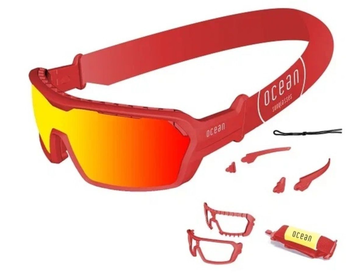 Купить Спортивные очки с диоптриями OCEAN Chameleon Matt Orange / Revo Orange Polarized lenses, rx-687/3700.5 7ft.ru в интернет магазине Семь Футов