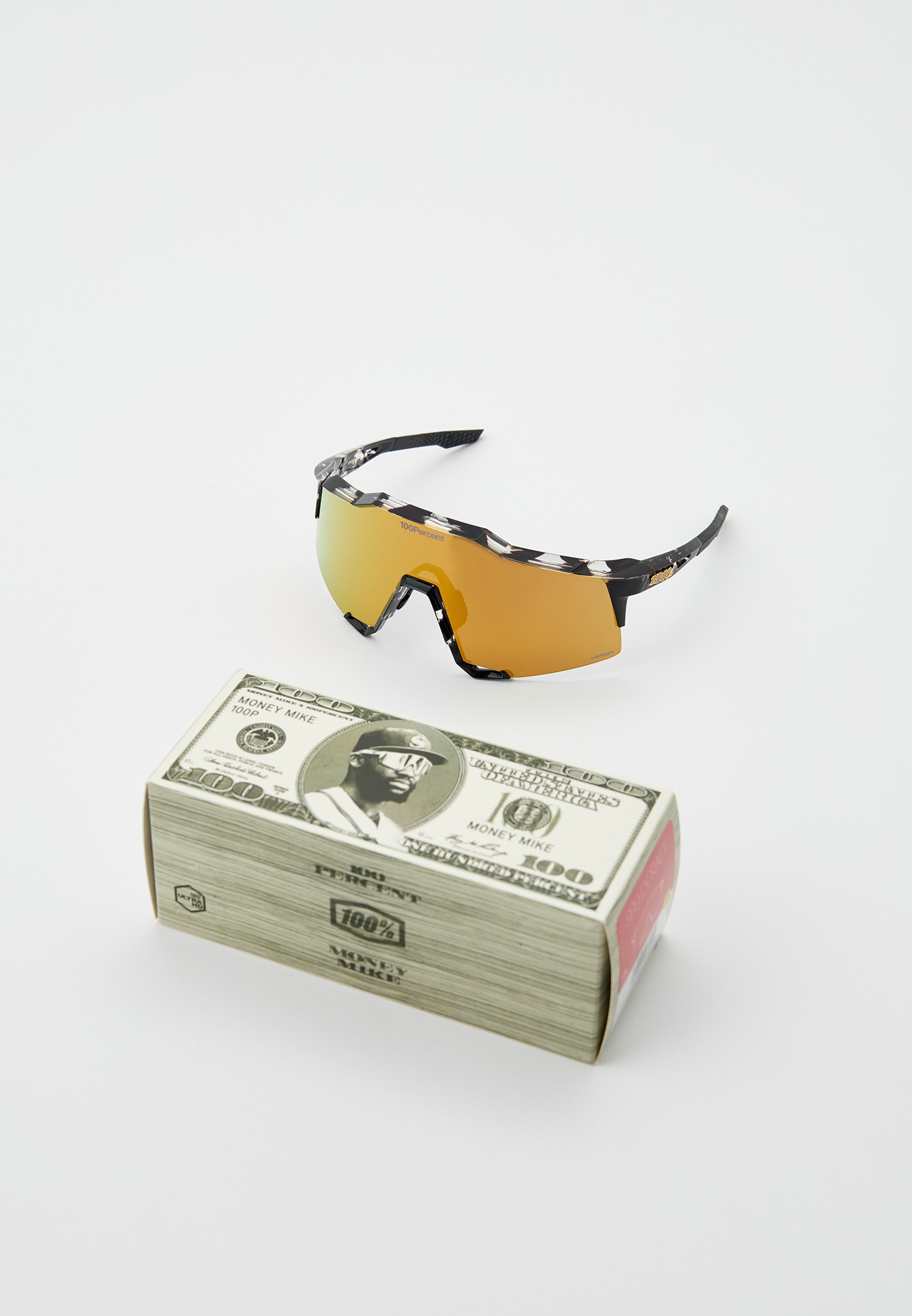 Купить Спортивные очки с диоптриями 100% SPEEDCRAFT Money Mike 3 Polished Black Tortoise - HiPER 24K Gold Mirror Lens, rx-056/61007-00001 7ft.ru в интернет магазине Семь Футов