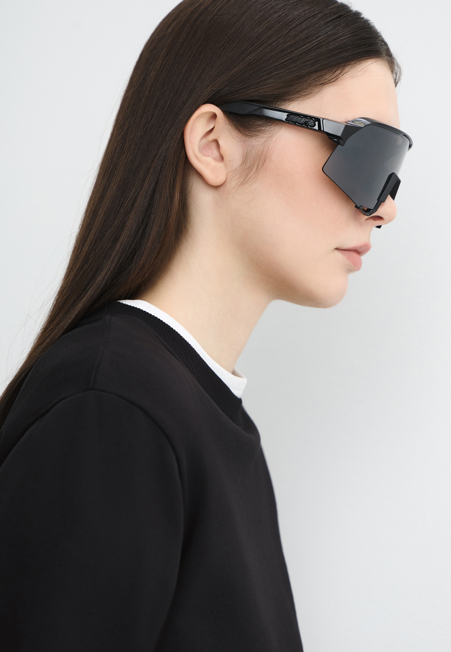 Купить Спортивные очки с диоптриями 100% S3 Gloss Black Matte Black - Black Mirror Lens, rx-056/60005-00042 7ft.ru в интернет магазине Семь Футов