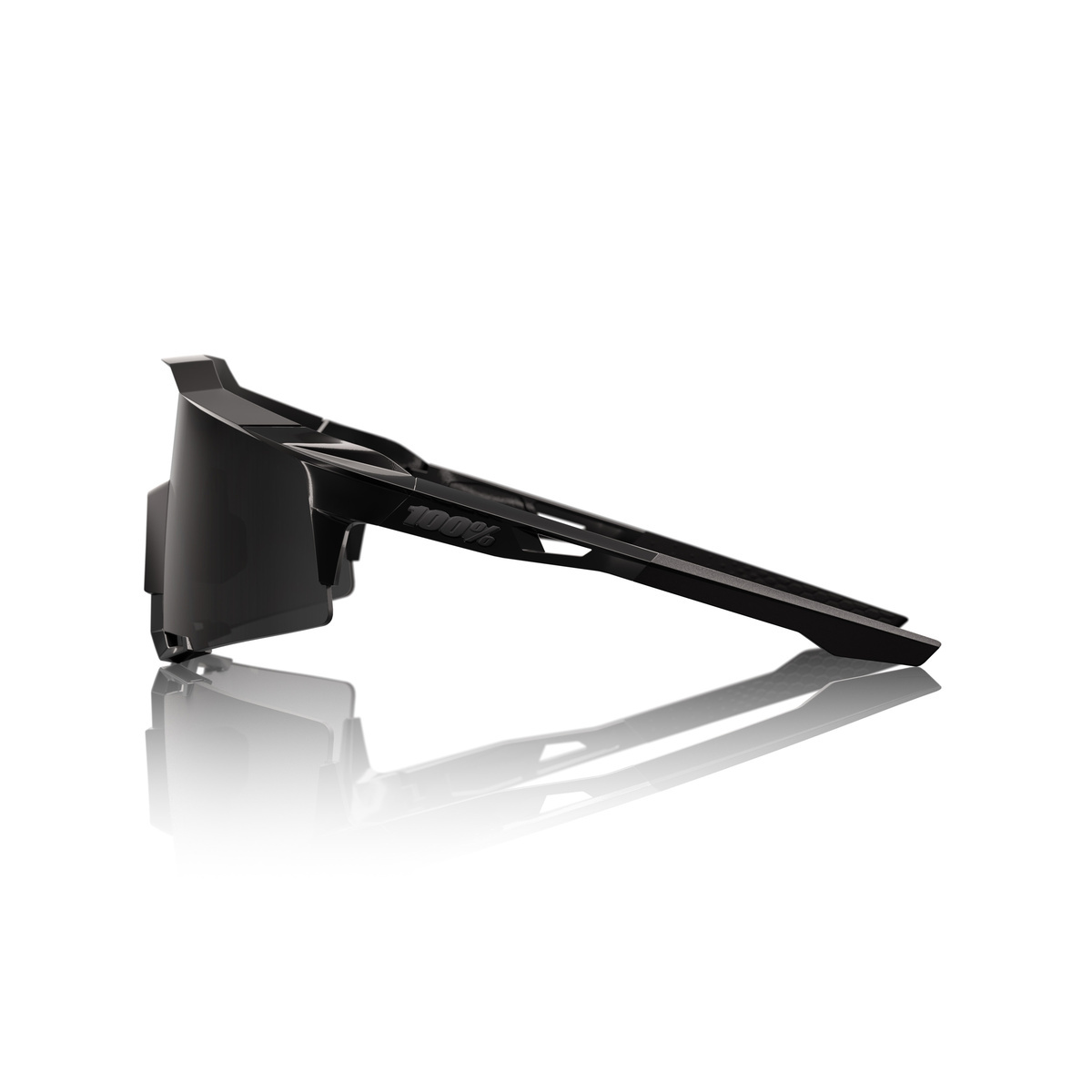 Купить Спортивные очки с диоптриями 100% SPEEDCRAFT Matte Black Gloss Black - Black Mirror Lens, rx-056/60007-00040 7ft.ru в интернет магазине Семь Футов