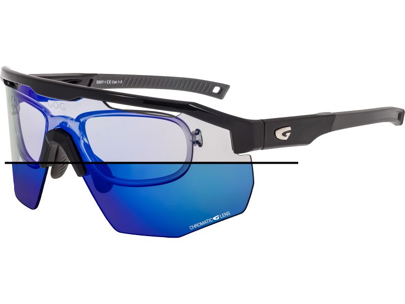 Купить Спортивные очки с диоптриями GOG Argo С / Black-Grey / Photochromic Blue Lens, rx-023/e507-1c 7ft.ru в интернет магазине Семь Футов