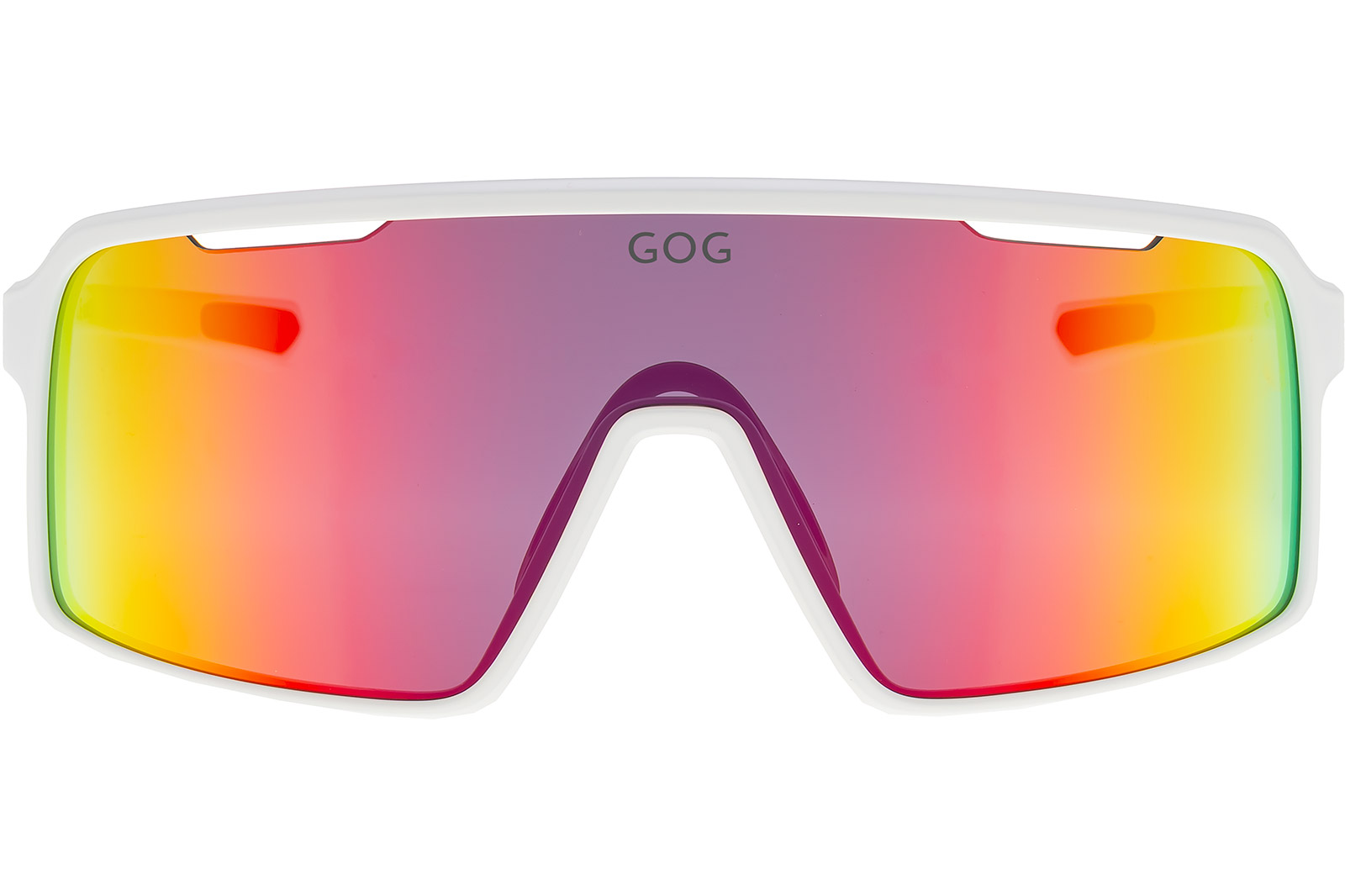 Купить Спортивные очки GOG Enki / Matt White/Black / Reflex Black-Red, e685-3 7ft.ru в интернет магазине Семь Футов