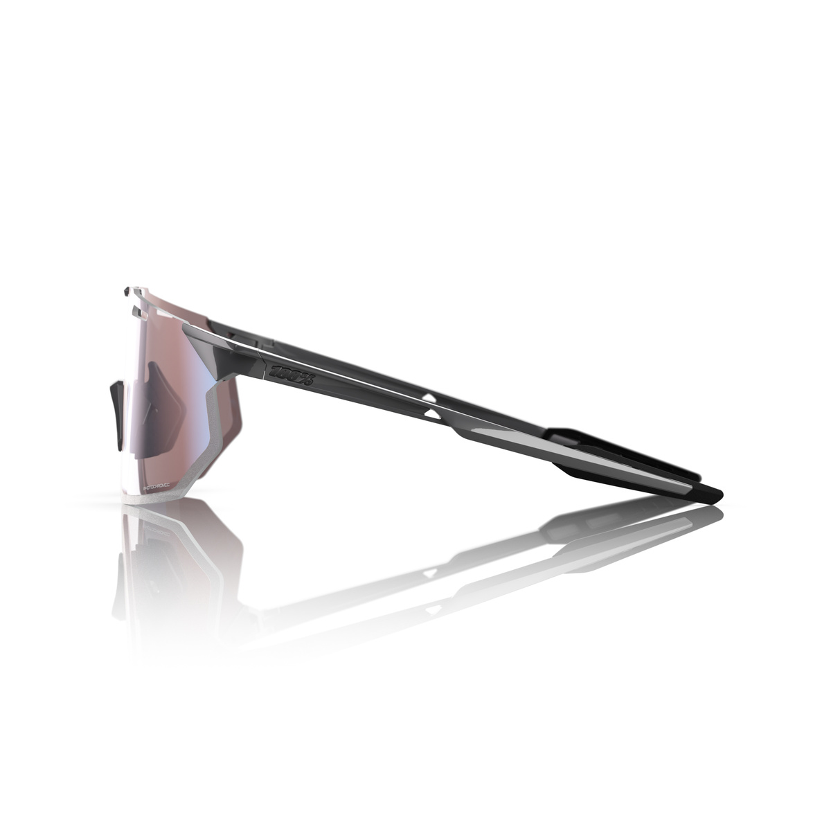 Купить Спортивные очки 100% HYPERCRAFT SQ Gloss Light Grey - Rose Gold Mirror Photochromic Lens, 60001-10008 7ft.ru в интернет магазине Семь Футов