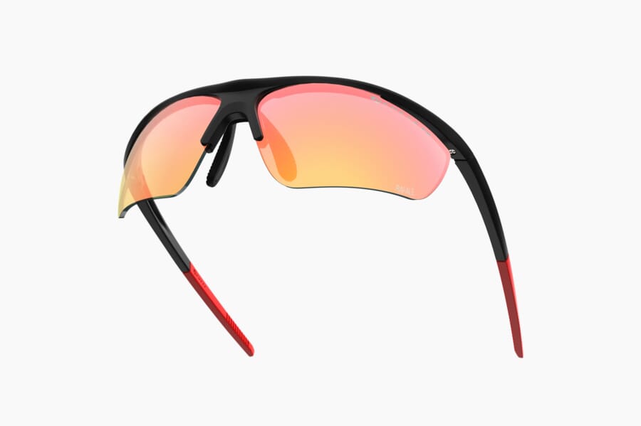 Купить Спортивные очки Demetz Relief M / Matte Black / Matte Red 63-13 Grey Yellow Photochromic Cat.3, relief5163z363 7ft.ru в интернет магазине Семь Футов
