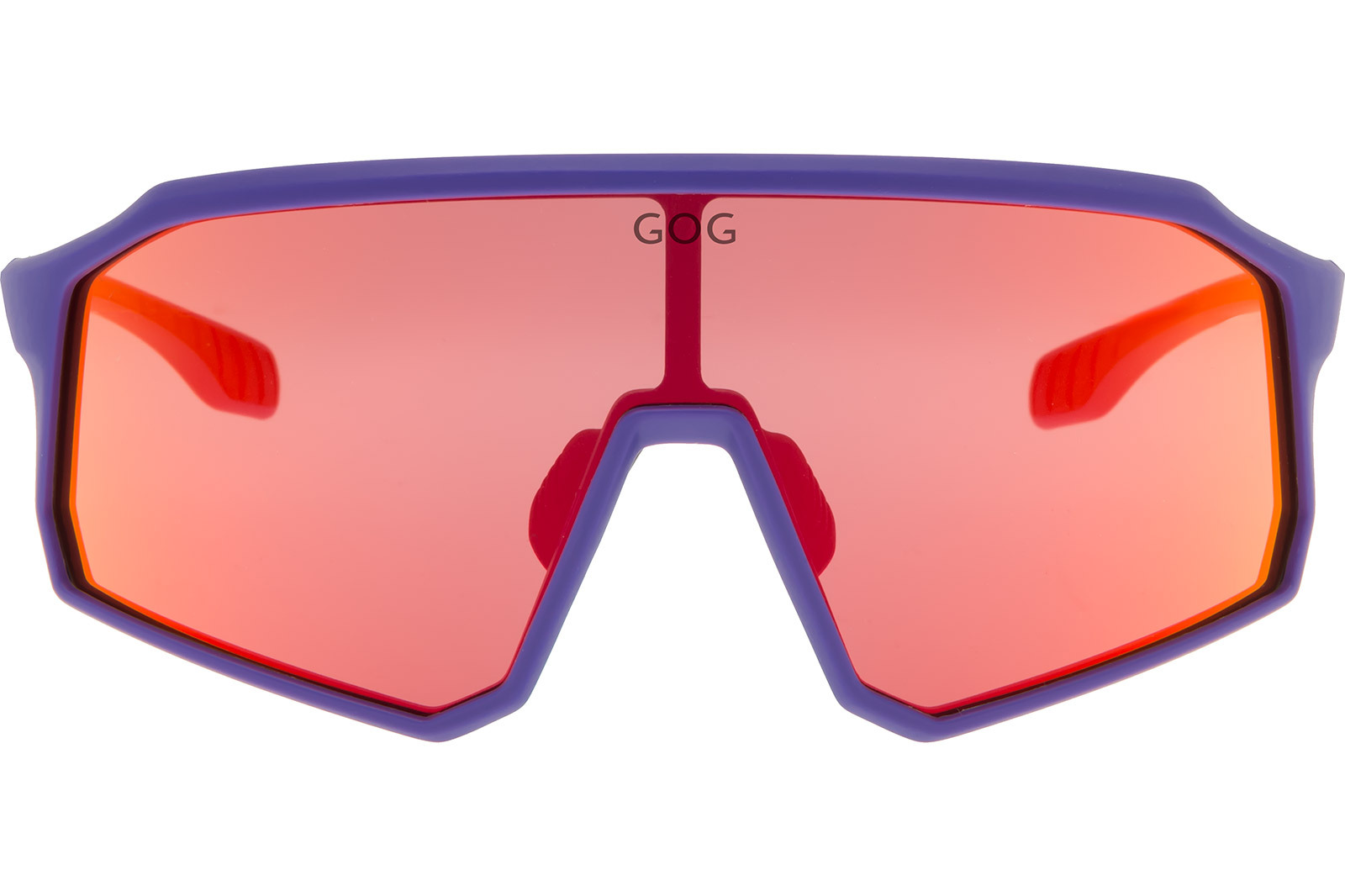 Купить Спортивные очки GOG Bingo / Matt Purple-Black / Red Lens, e692-2 7ft.ru в интернет магазине Семь Футов