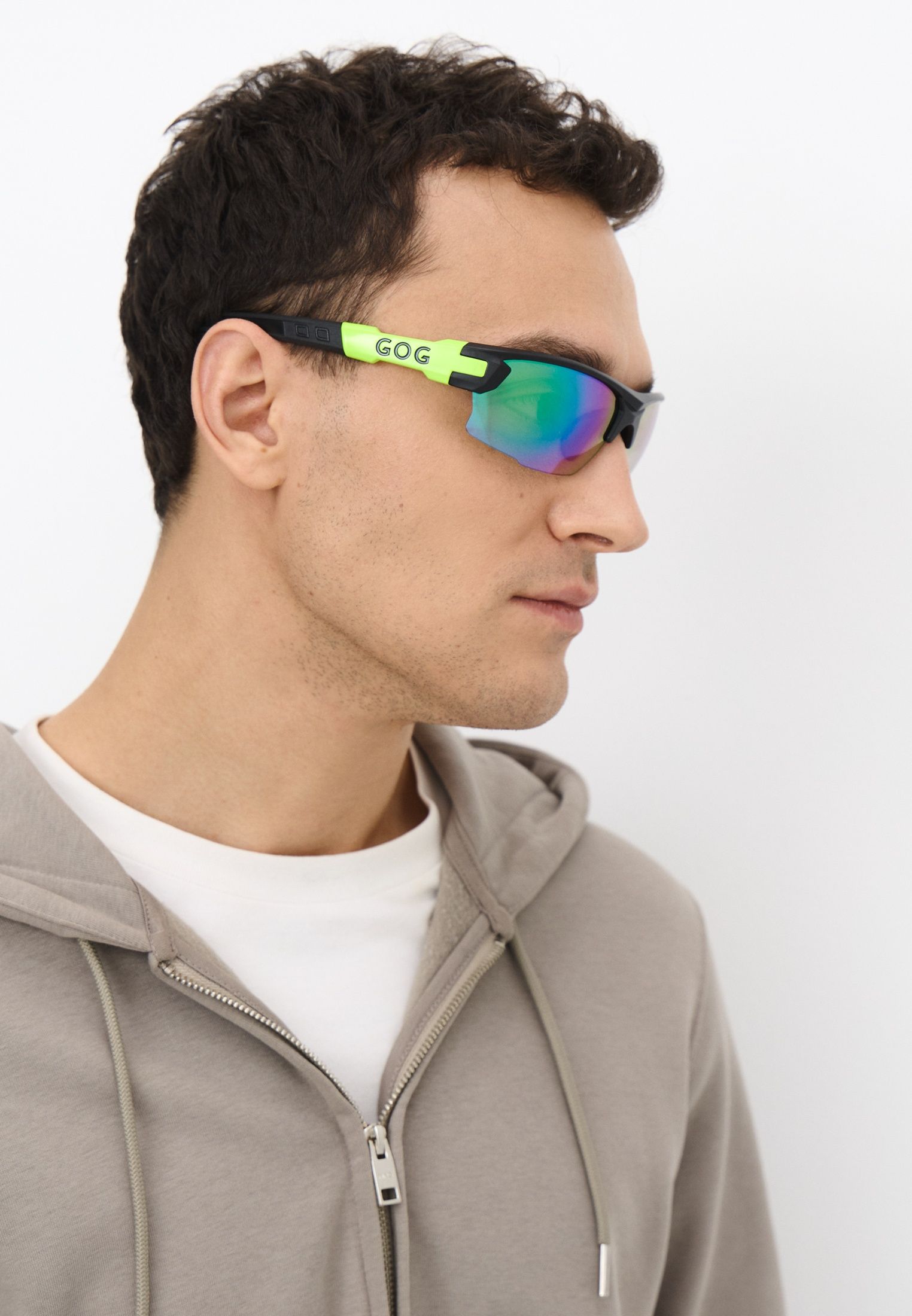 Купить Спортивные очки с диоптриями GOG Steno C / Matt Black-Green / Photochromic Green Lens, rx-e544-2cr 7ft.ru в интернет магазине Семь Футов