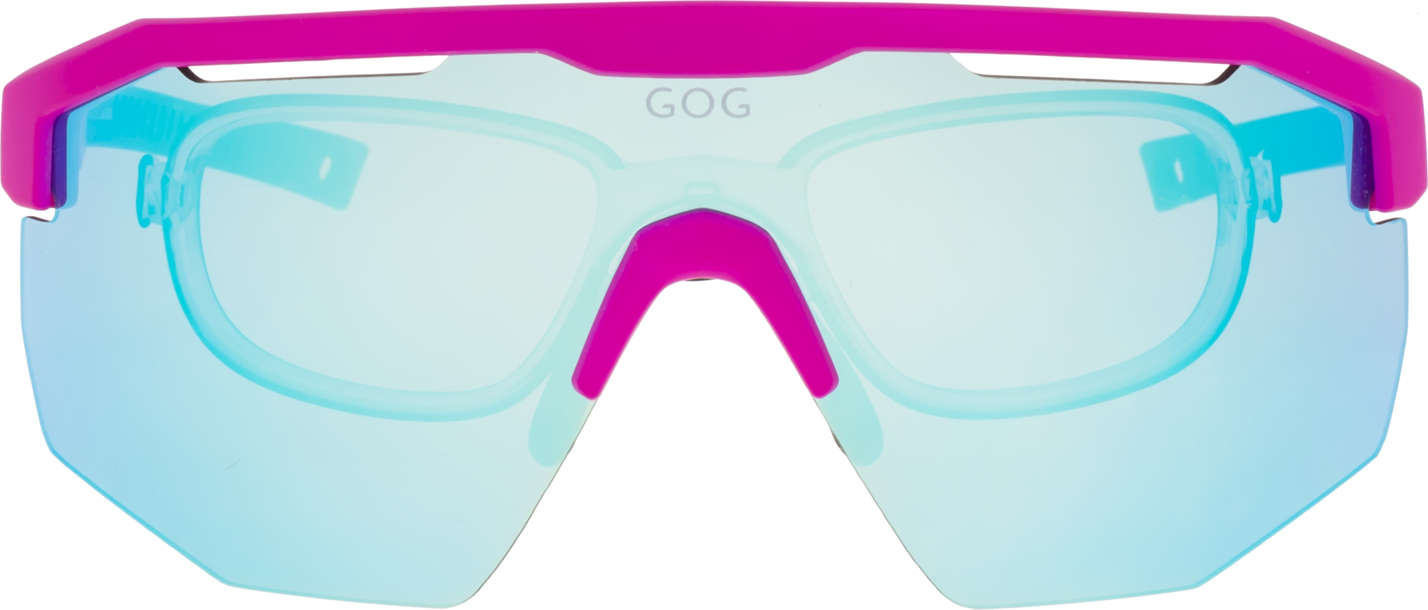 Купить Спортивные очки GOG Argo / Matt Neon Pink-Black / White-Blue Lens, e506-2r 7ft.ru в интернет магазине Семь Футов
