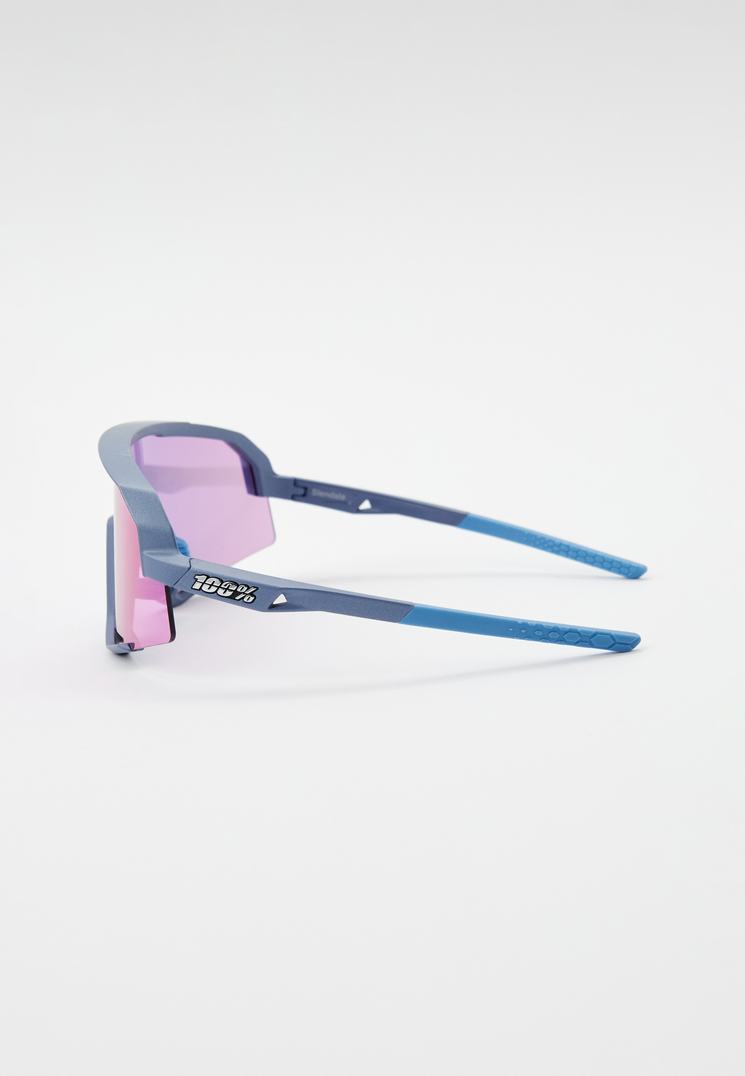 Купить Спортивные очки с диоптриями 100% SLENDALE Satin Storm Metallic - Purple Mirror Lens, rx-018/60057-10017 7ft.ru в интернет магазине Семь Футов
