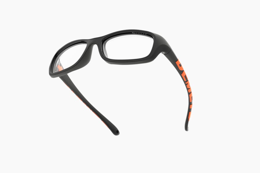 Купить Спортивные очки с диоптриями Demetz Softness R / Matte Black / Matte Orange 48-15 Colorless Cat.0, softness516448 7ft.ru в интернет магазине Семь Футов