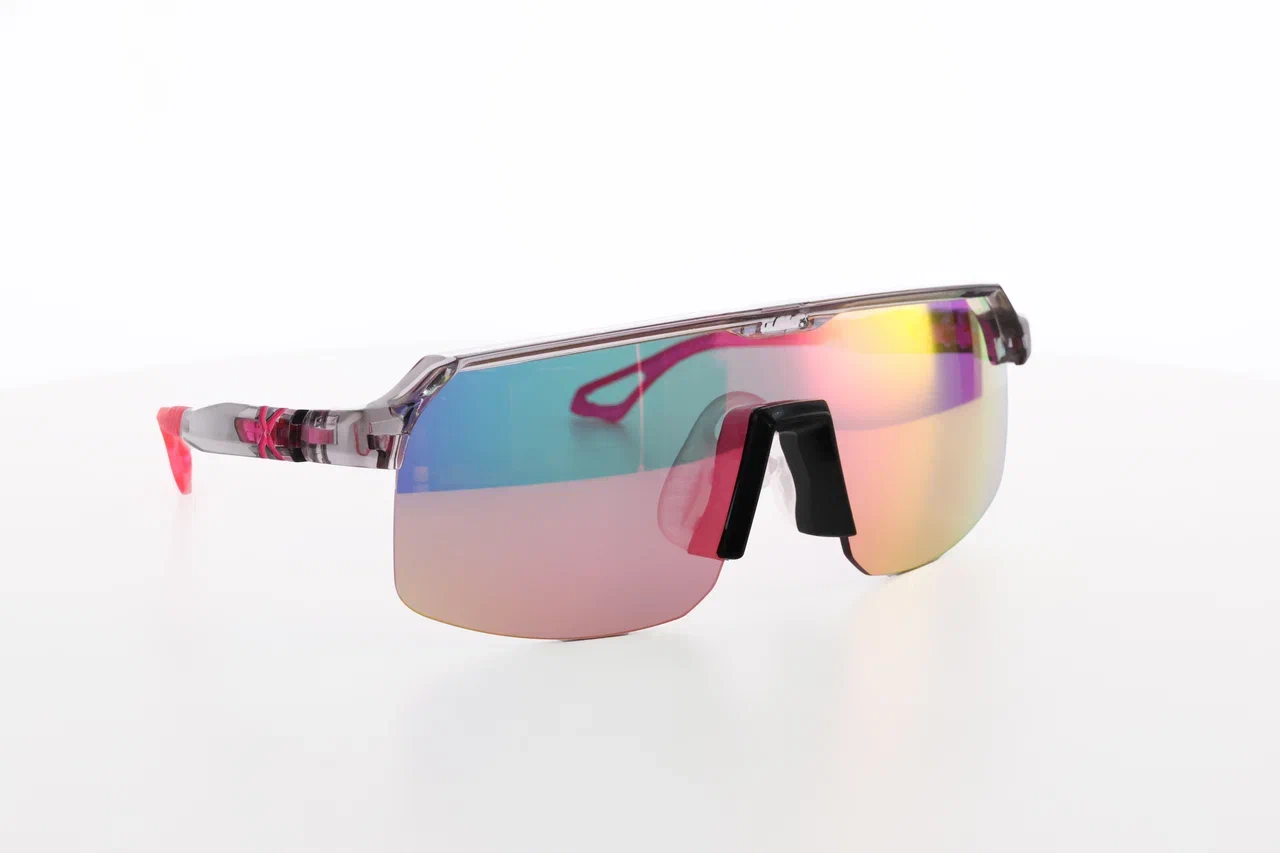 Купить Спортивные очки с диоптриями HILX Inferno Shiny Crystal Light Grey / Pink Lens, rx-562/hif06101-ifpk1 7ft.ru в интернет магазине Семь Футов