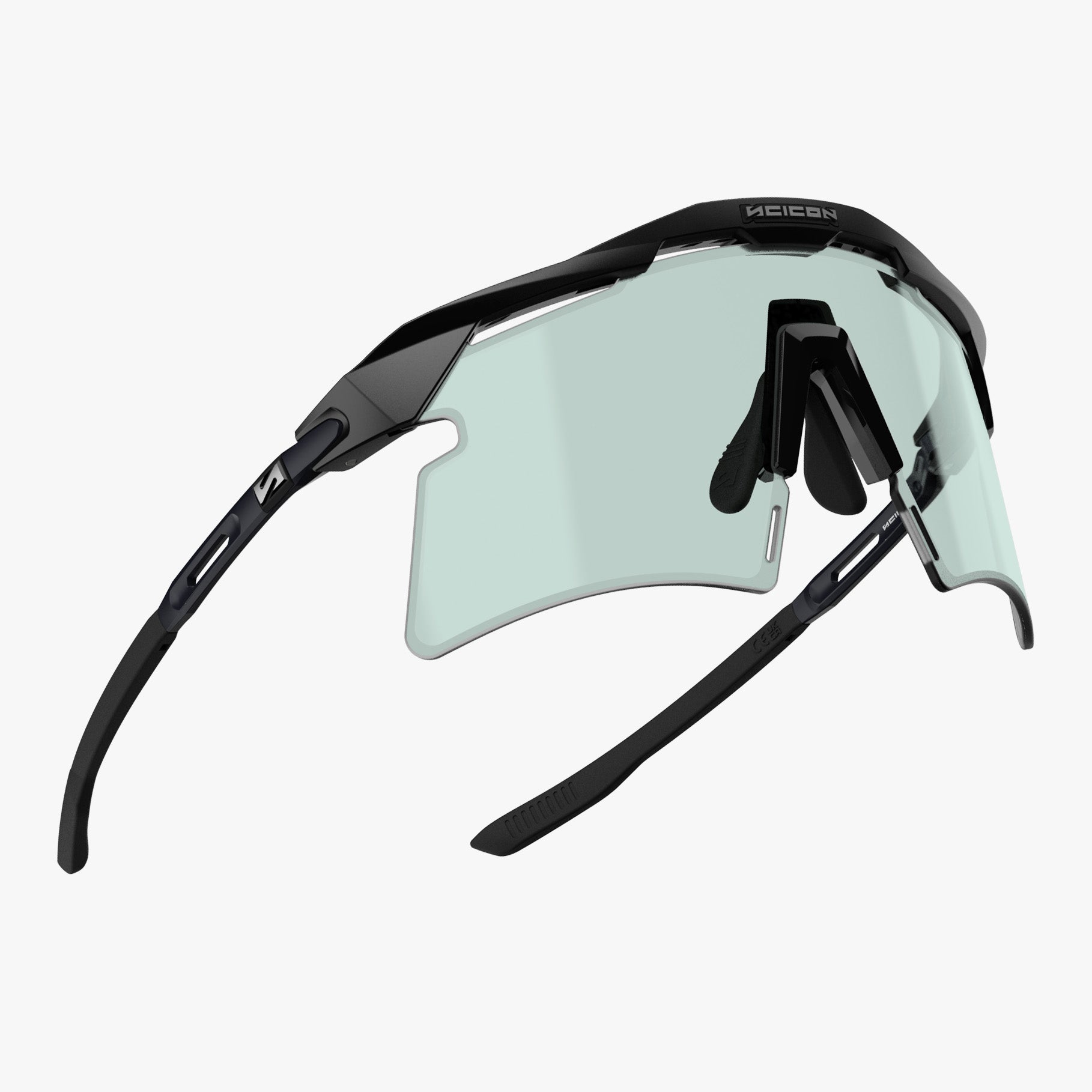 Купить Спортивные очки c диоптриями Scicon Aeroshade 2.0 Titanium Sunglasses Black Matt Photochromic Multi Mirror Blue/Green, rx-937/ey444601 7ft.ru в интернет магазине Семь Футов