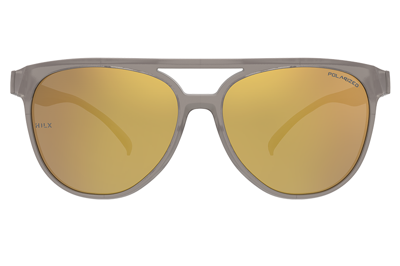 Купить Спортивные очки HILX Valkyrie Matt Milky Light Brown / Gold Mirror Polarized Lens, hvk05302-vkpgd2 7ft.ru в интернет магазине Семь Футов