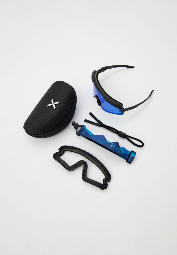 Купить Спортивные очки HILX Ronin Matt Black / Blue Polarized Lens, hrn02203-rnbl3 7ft.ru в интернет магазине Семь Футов
