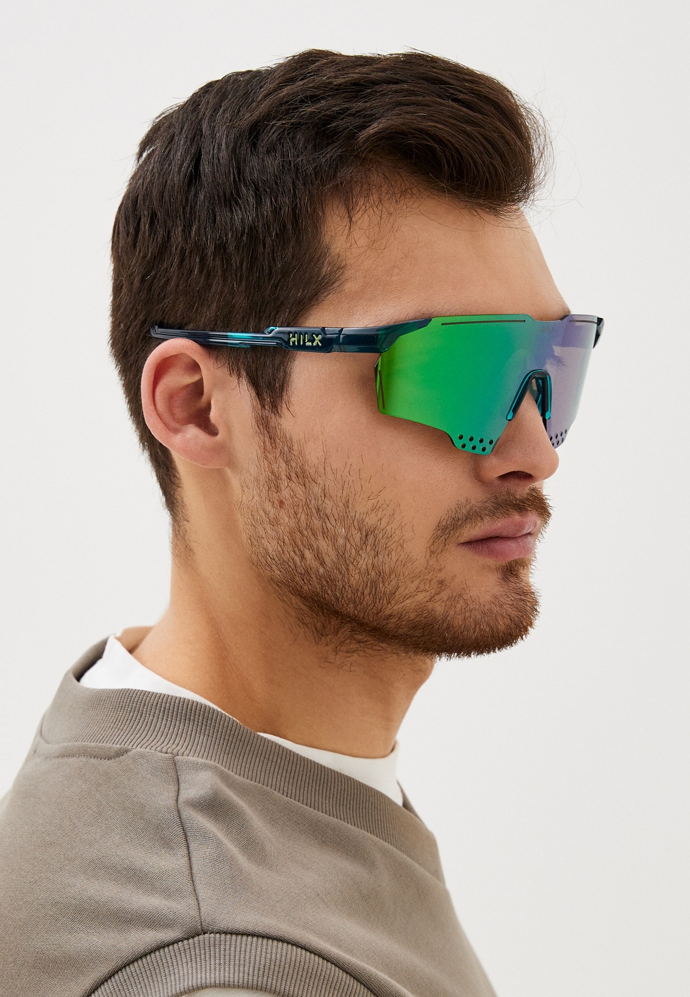 Купить Спортивные очки с диоптриями HILX Gladiator (L) / Shiny Crystal Dark Green / Road Bike Lens, rx-555/hgd04909-gd4xrb6 7ft.ru в интернет магазине Семь Футов