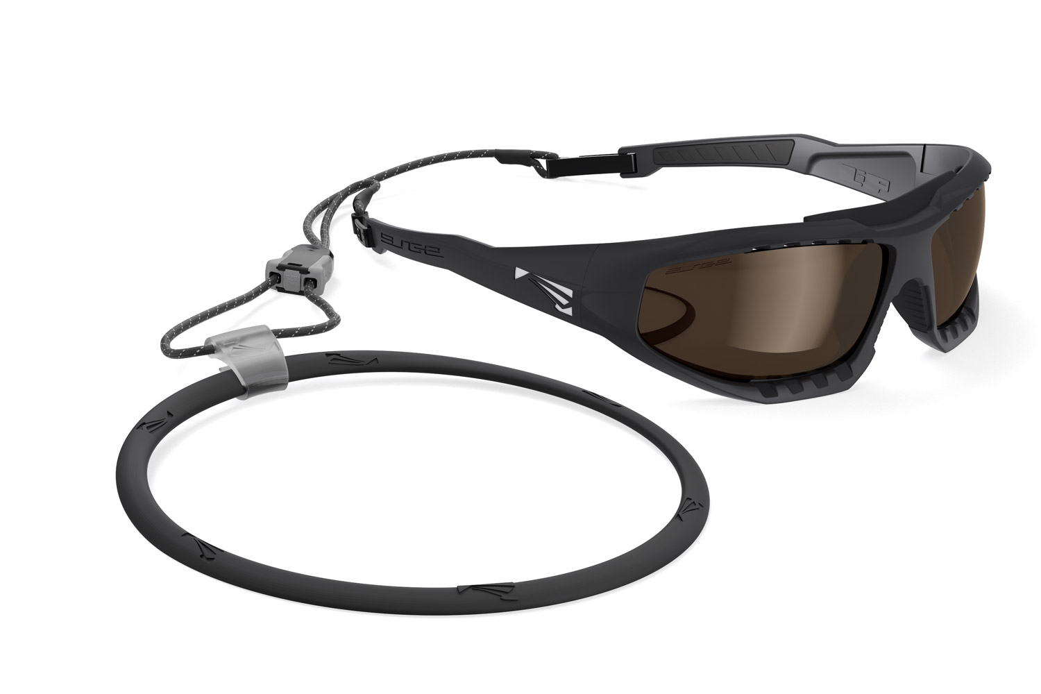 Купить Спортивные очки LiP Surge Aero / Matt Black - Black / PC Polarized / Levante Series Chroma Brown, 3713 7ft.ru в интернет магазине Семь Футов