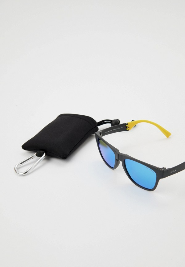 Купить Спортивные очки HILX Unfold Matt Metallic Grey / Blue Polarized Lens, huf01607-ufbl12 7ft.ru в интернет магазине Семь Футов
