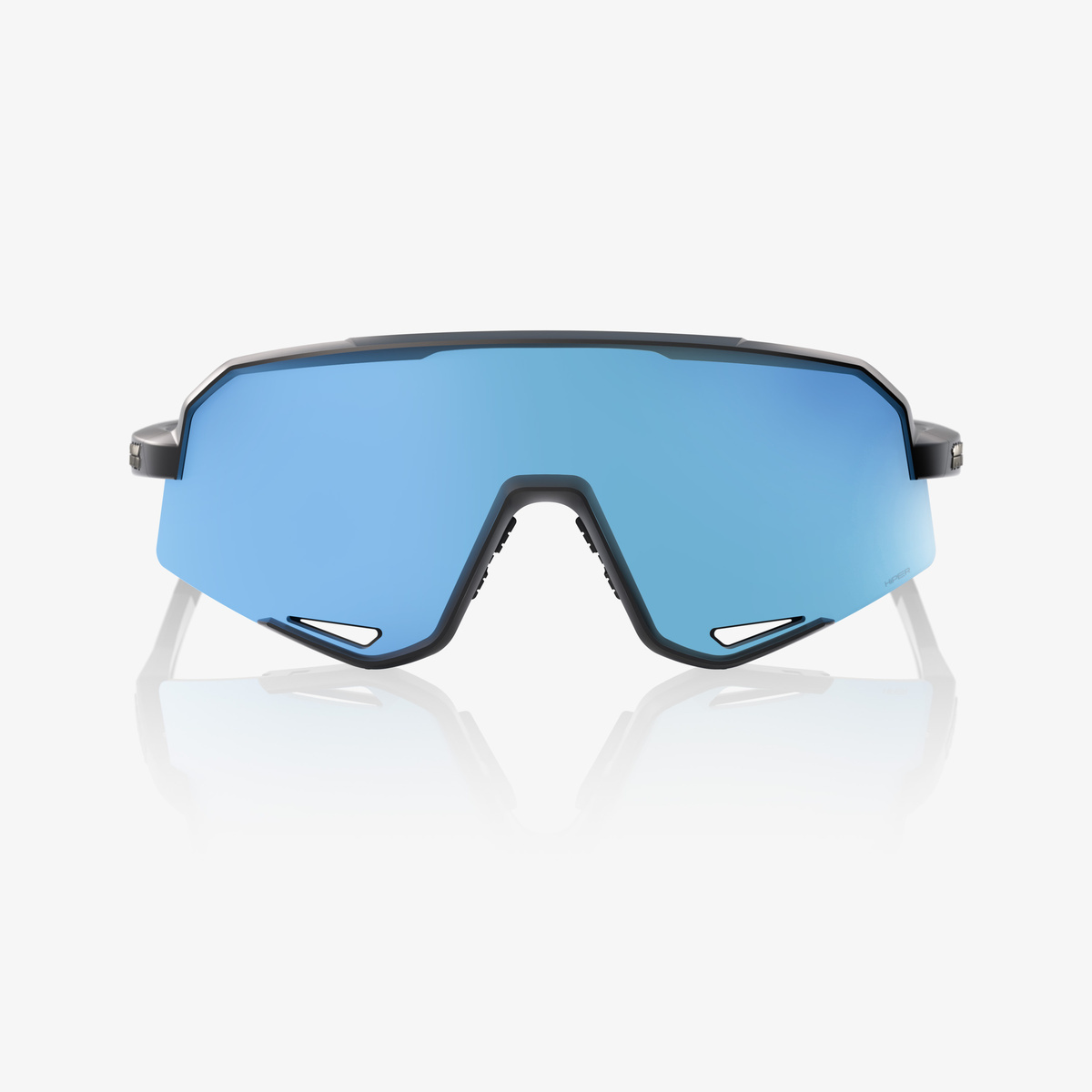 Купить Спортивные очки с диоптриями 100% Slendale / Matte Black / HiPER Blue Multilayer Mirror, rx-018/60057-00003 7ft.ru в интернет магазине Семь Футов