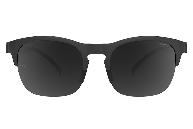 Купить Спортивные очки HILX Interloop Shiny Solid Black / Black Mirror Polarized Lens, hil05001-ilpbk13 7ft.ru в интернет магазине Семь Футов