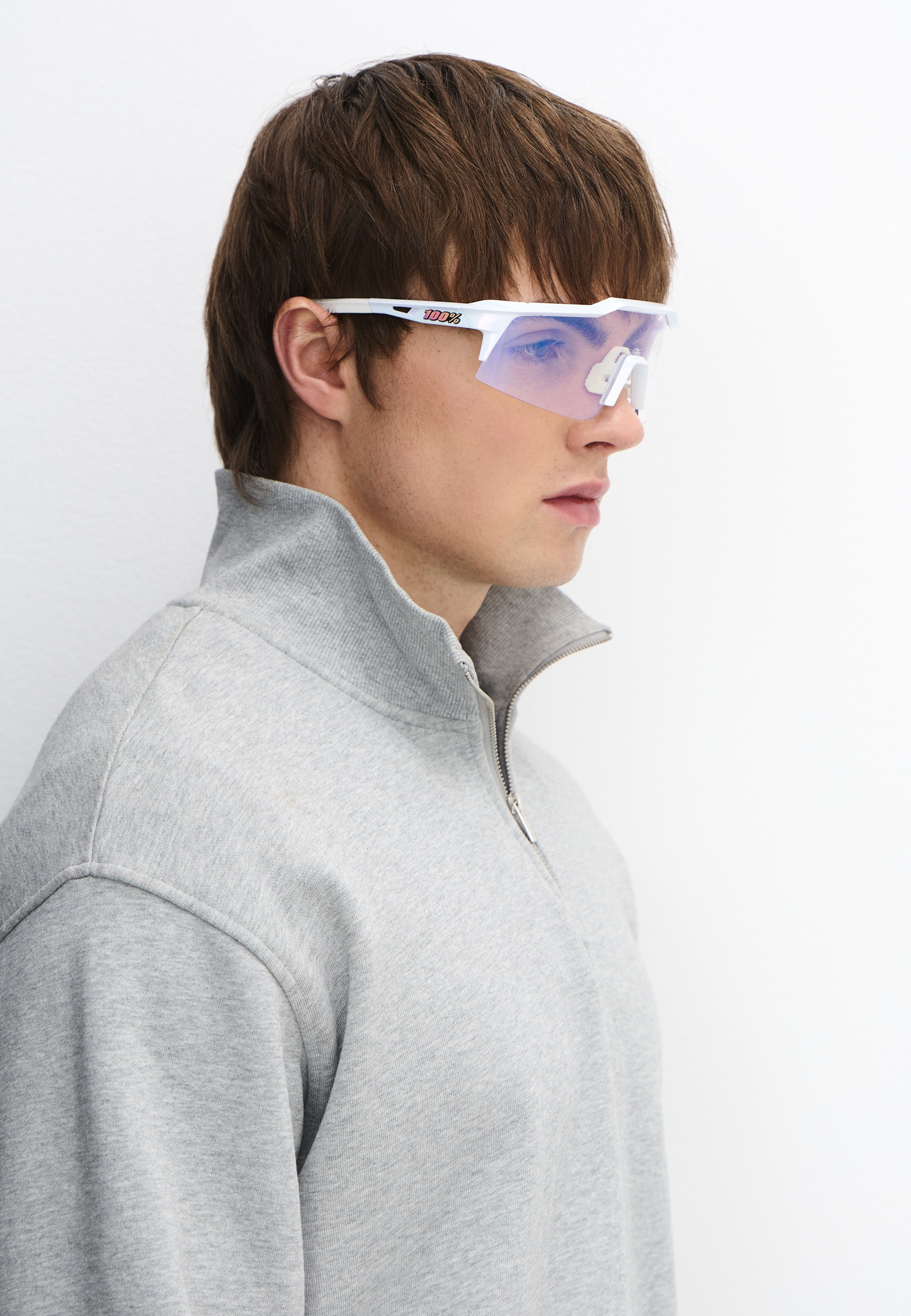 Купить Спортивные очки с диоптриями 100% SPEEDCRAFT SL LE Bastille / Pearl White Glitter / Blue Mirror Photochromic Lens, rx-056/60008-00022 7ft.ru в интернет магазине Семь Футов
