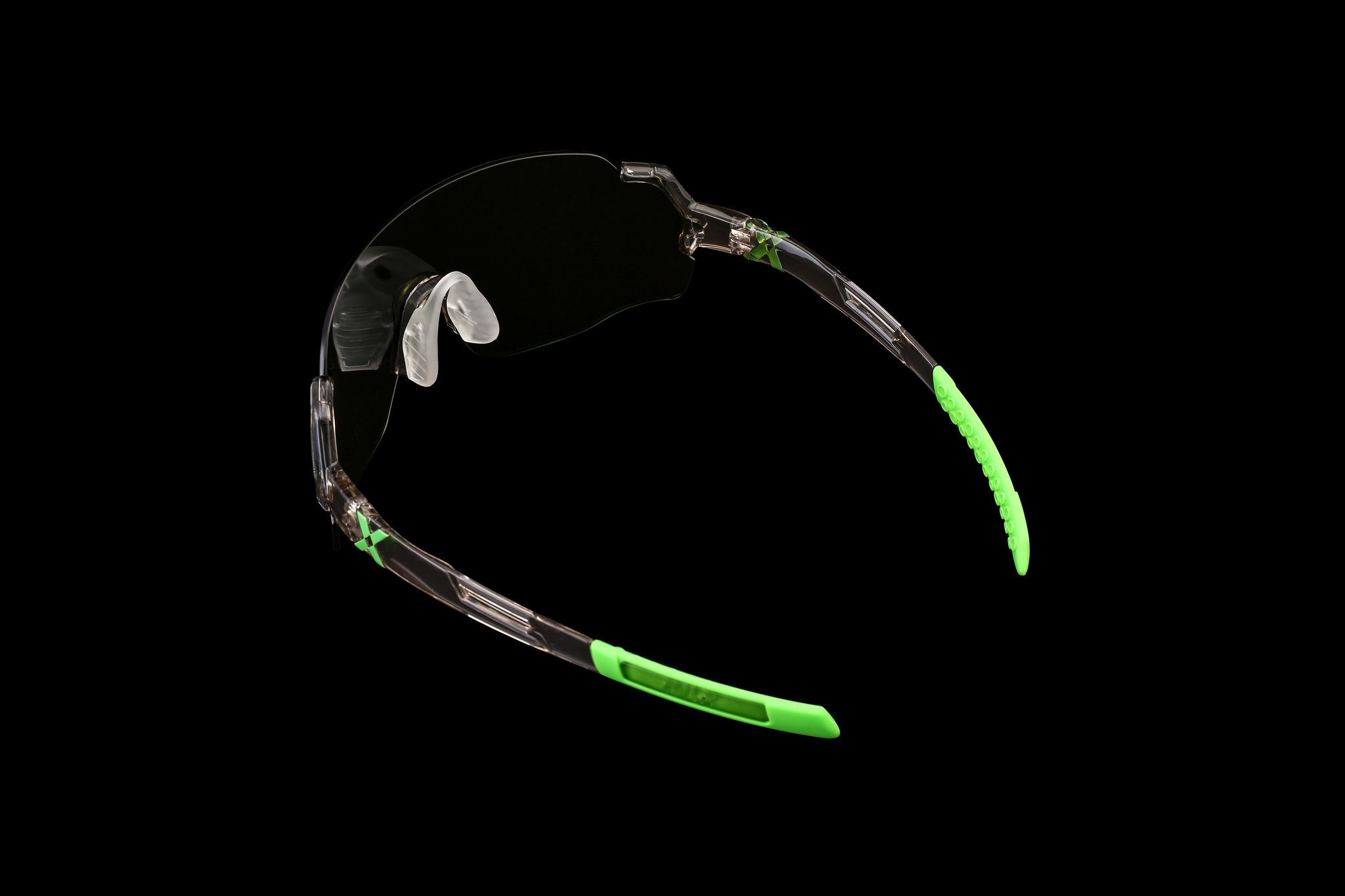 Купить Спортивные очки с диоптриями HILX Savage (L) Shiny Crystal Grey Green / Green Lens, rx-562/hsa00417-sv4gn14 7ft.ru в интернет магазине Семь Футов